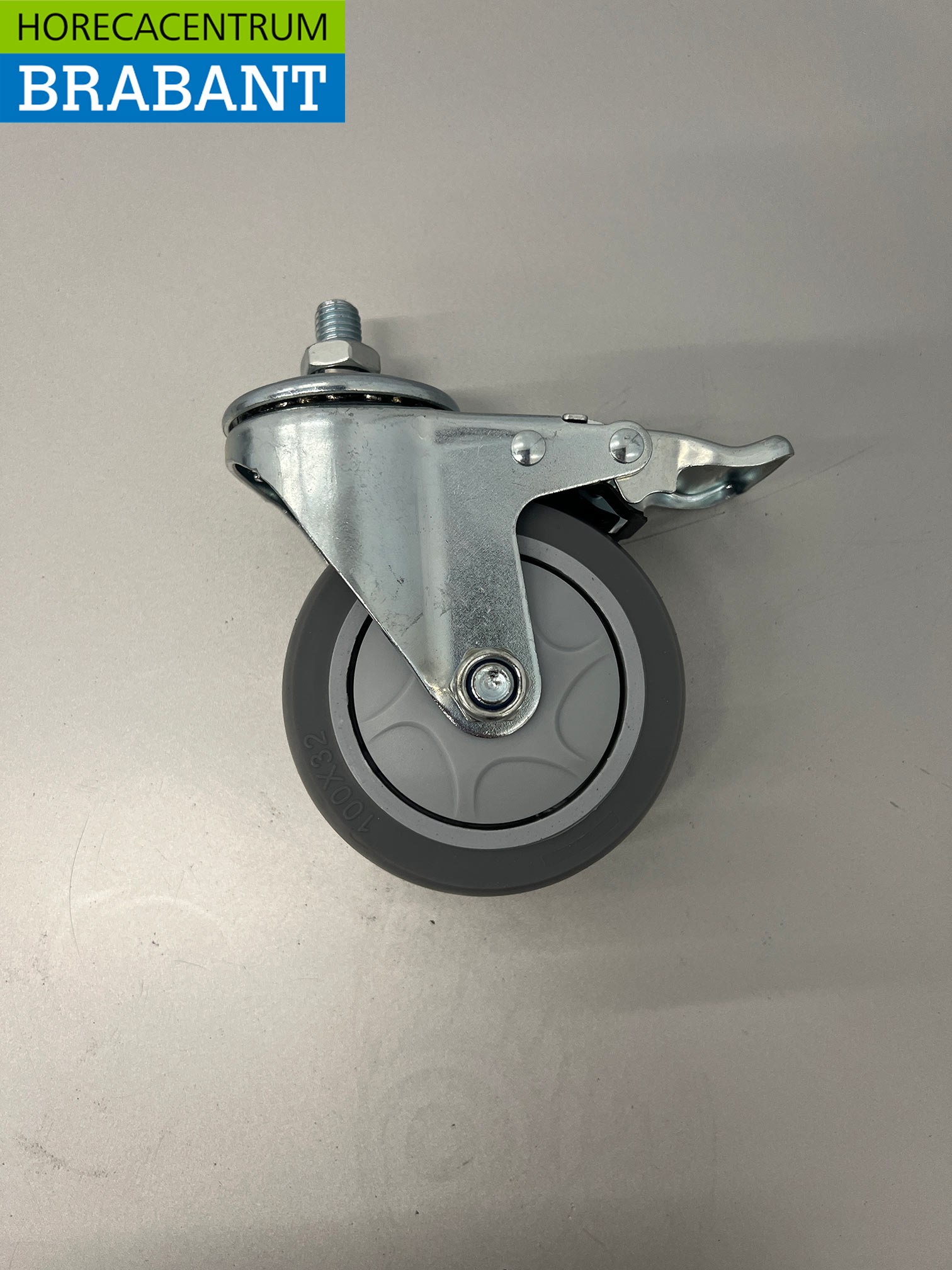 HCB Wielenset van 4 wielen voor pizzaonderstel Horeca - Afbeelding 3