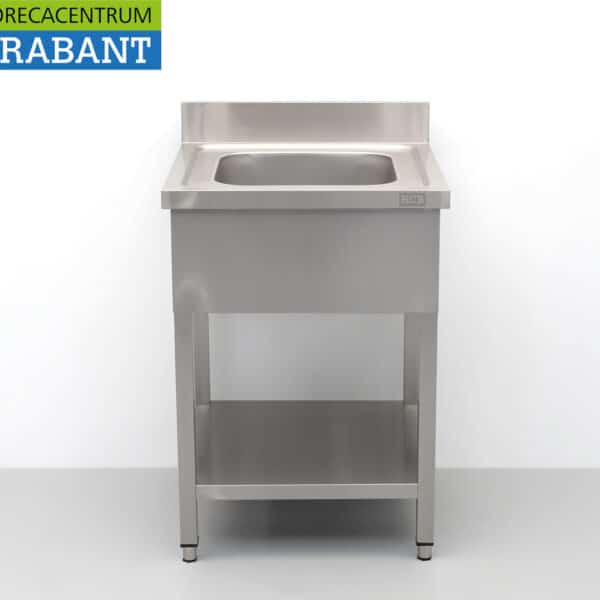 HCB RVS Spoeltafel spoelbak 60 x 60 cm Horeca