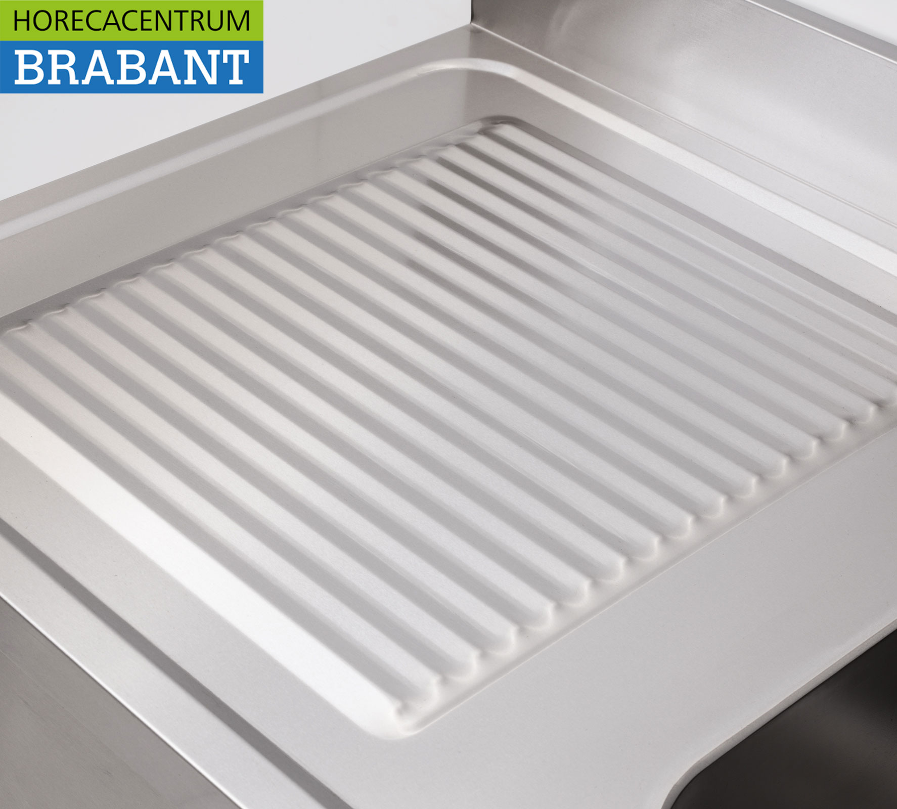 HCB RVS Spoeltafel spoelbak 120 x 60 cm Horeca - Afbeelding 5