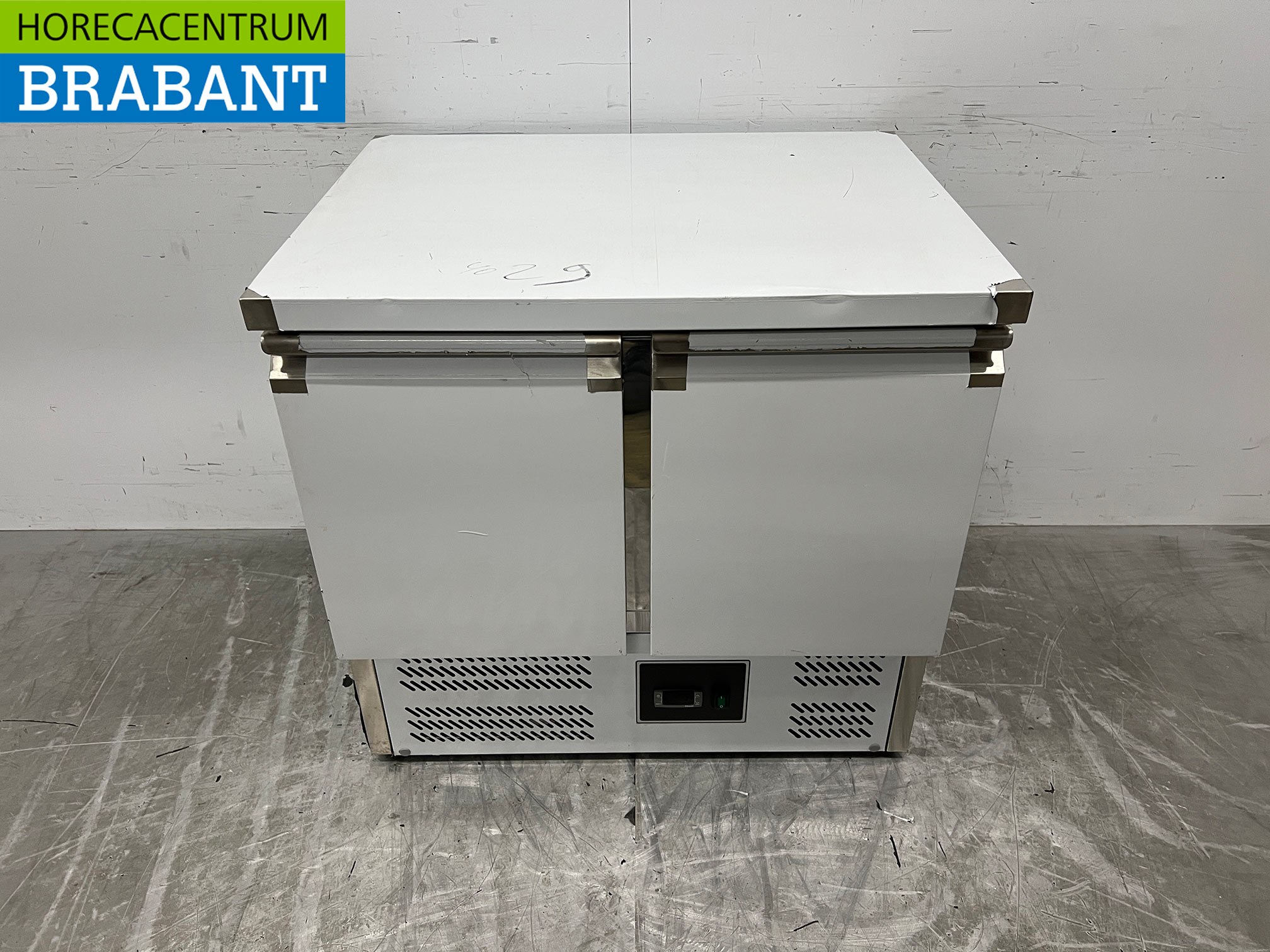 RVS Saro Koelwerkbank 2 Deuren 90 cm 230V Horeca