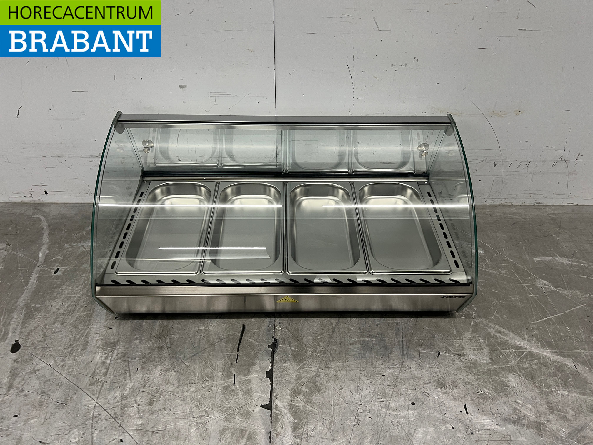 RVS Saro Warmhoudvitrine 46 liter 230V Horeca