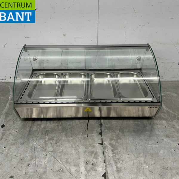 RVS Saro Warmhoudvitrine 46 liter 230V Horeca