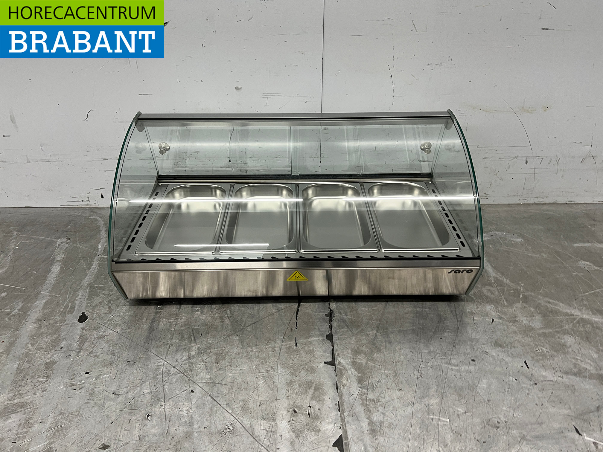 RVS Saro Warmhoudvitrine 46 liter 230V Horeca