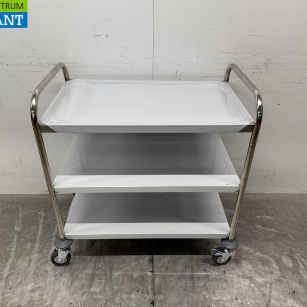 RVS Zorro Serveerwagen 3 lagen 86 cm Horeca