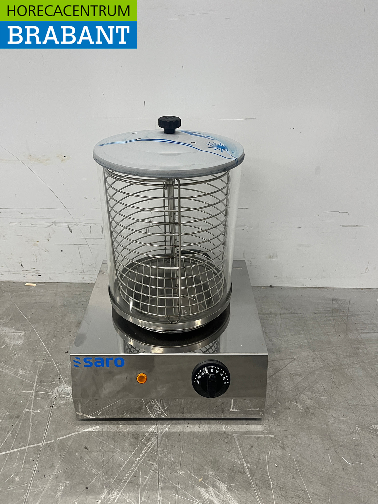 RVS Saro Worstenkoker Hotdogwarmer 230V Horeca