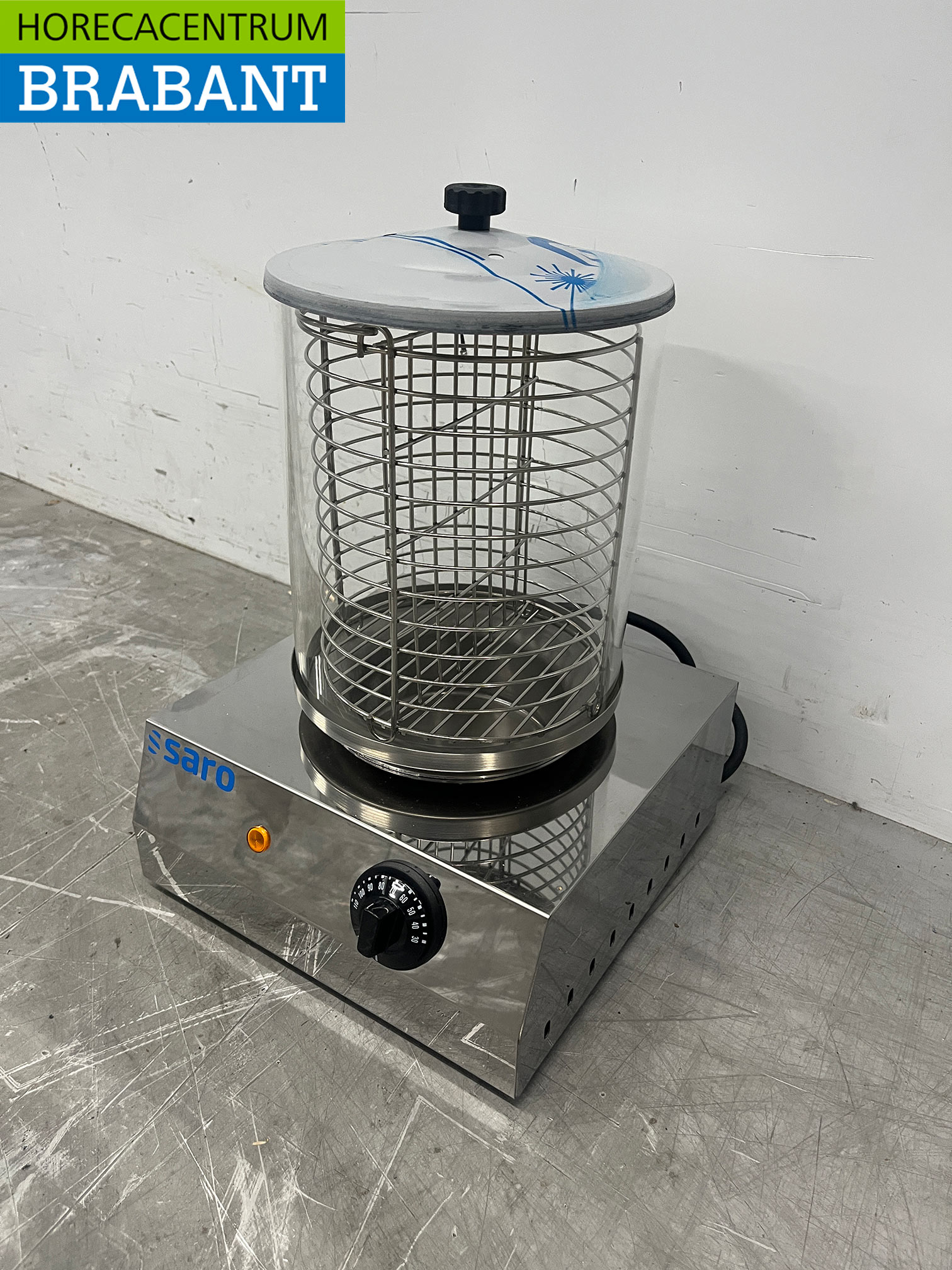 RVS Saro Worstenkoker Hotdogwarmer 230V Horeca - Afbeelding 2