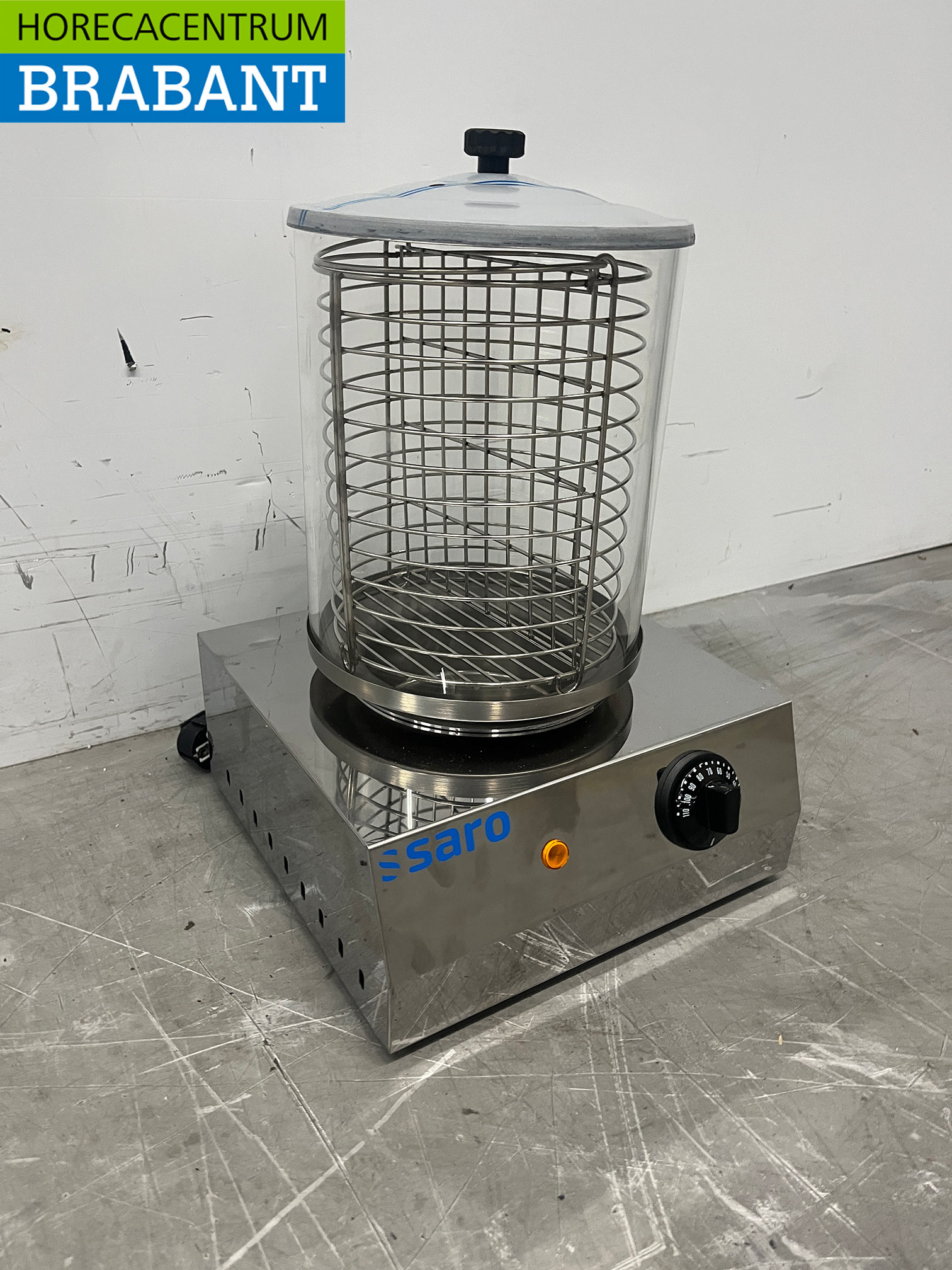 RVS Saro Worstenkoker Hotdogwarmer 230V Horeca - Afbeelding 3