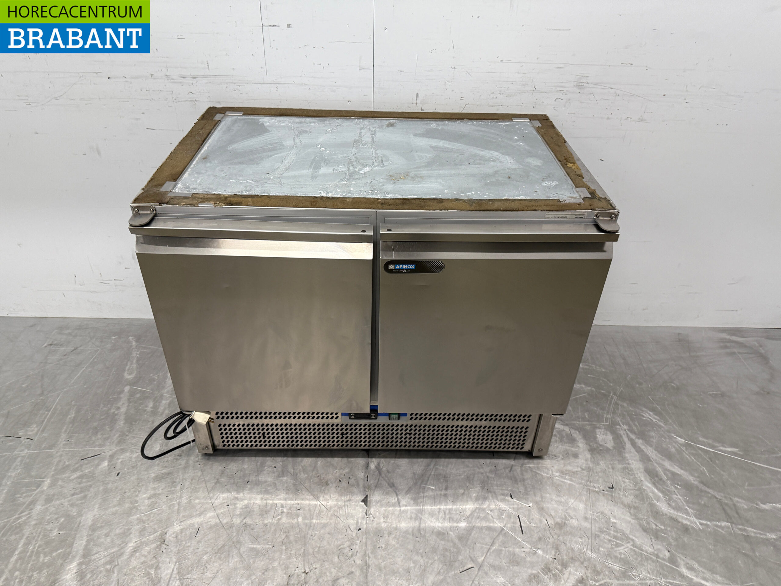 RVS Afinox Koelwerkbank 2 Deuren 100,5 cm 230V Horeca