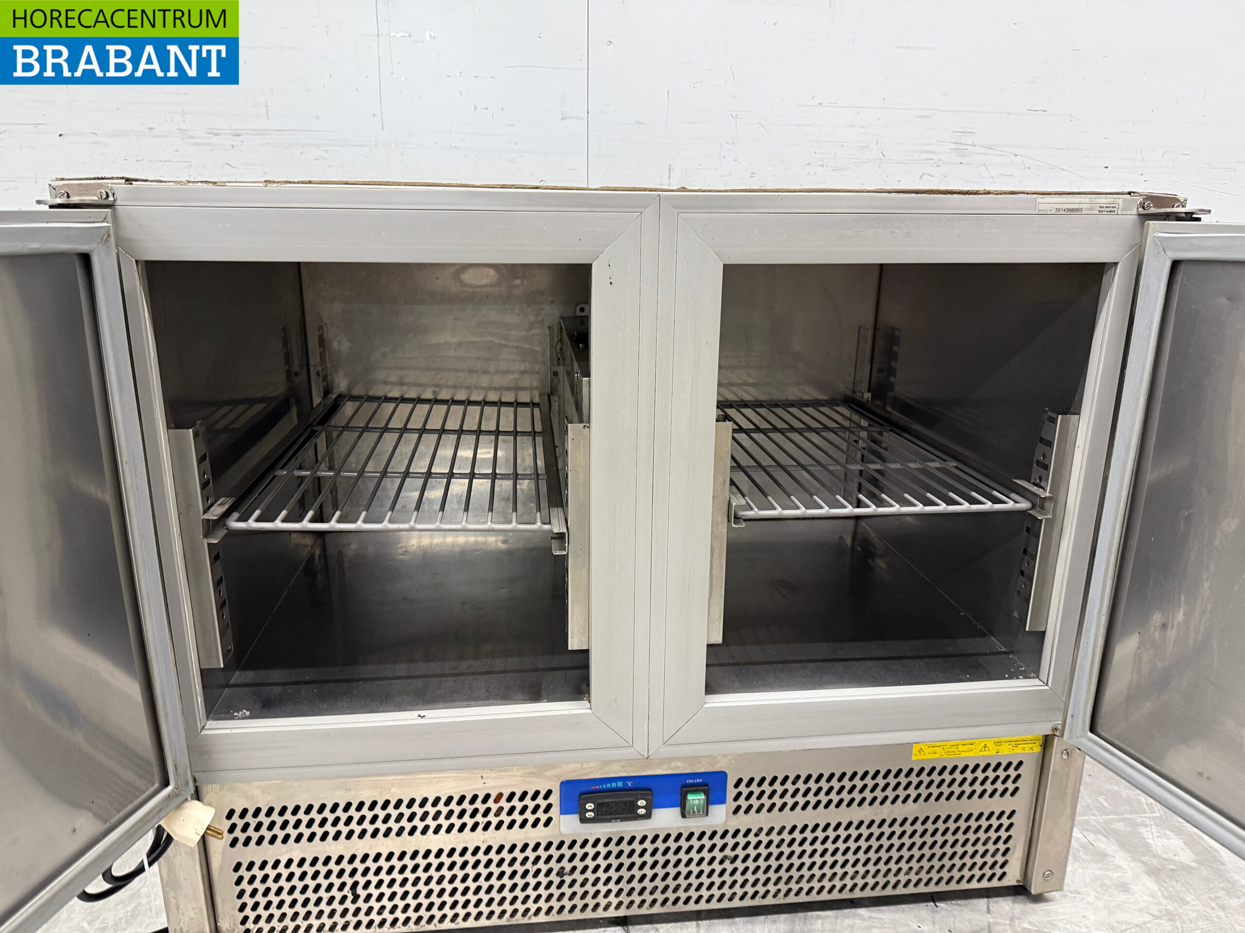 RVS Afinox Koelwerkbank 2 Deuren 100,5 cm 230V Horeca - Afbeelding 4