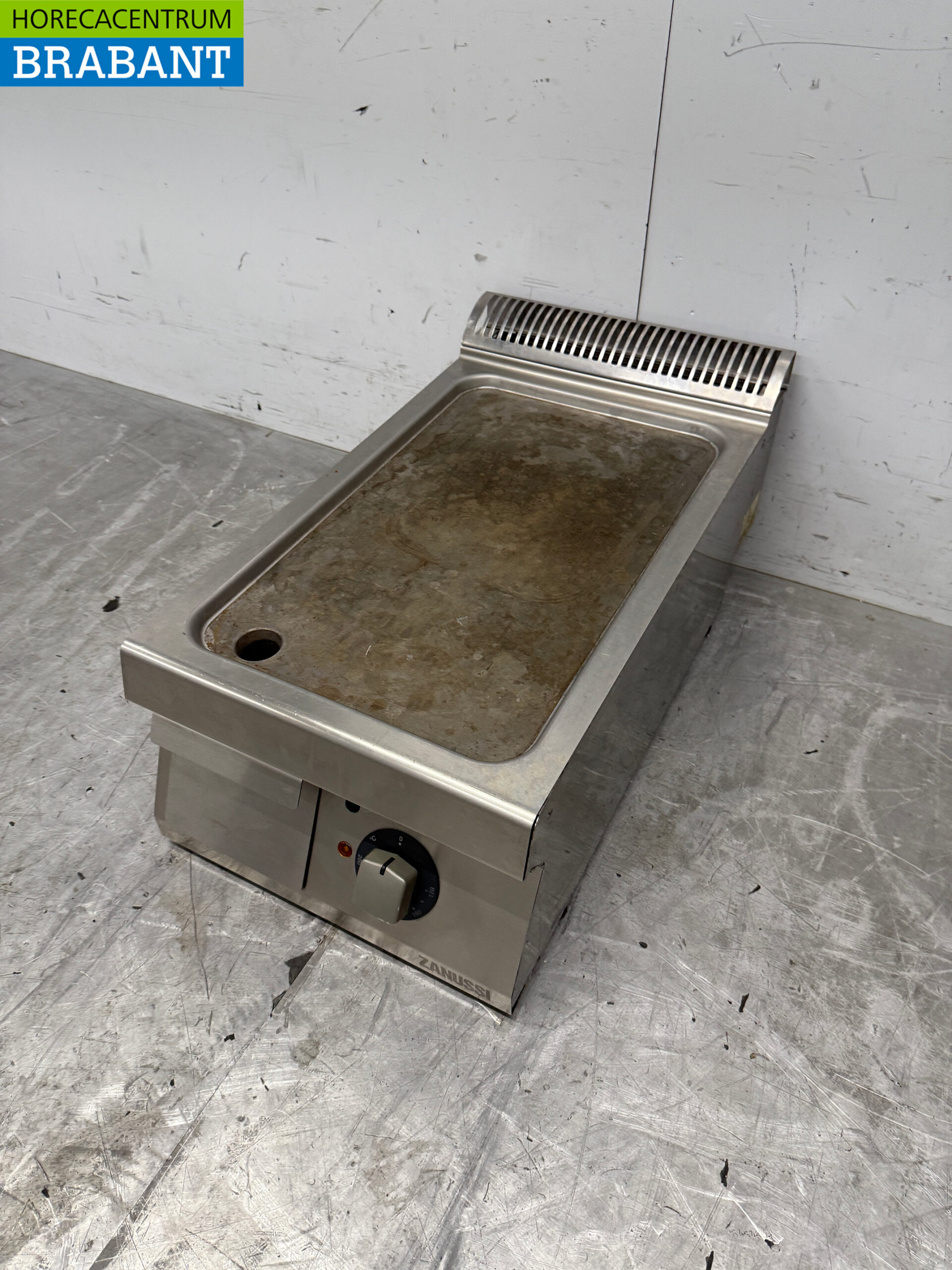 RVS Zanussi Gladde Bakplaat 400V Horeca - Afbeelding 2