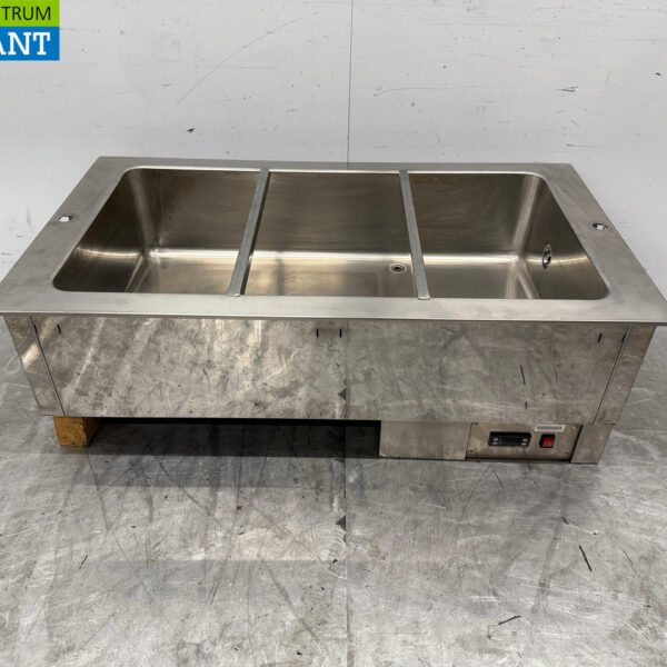 RVS Inbouw Bain Marie 3 x 1/1 GN 400V Horeca