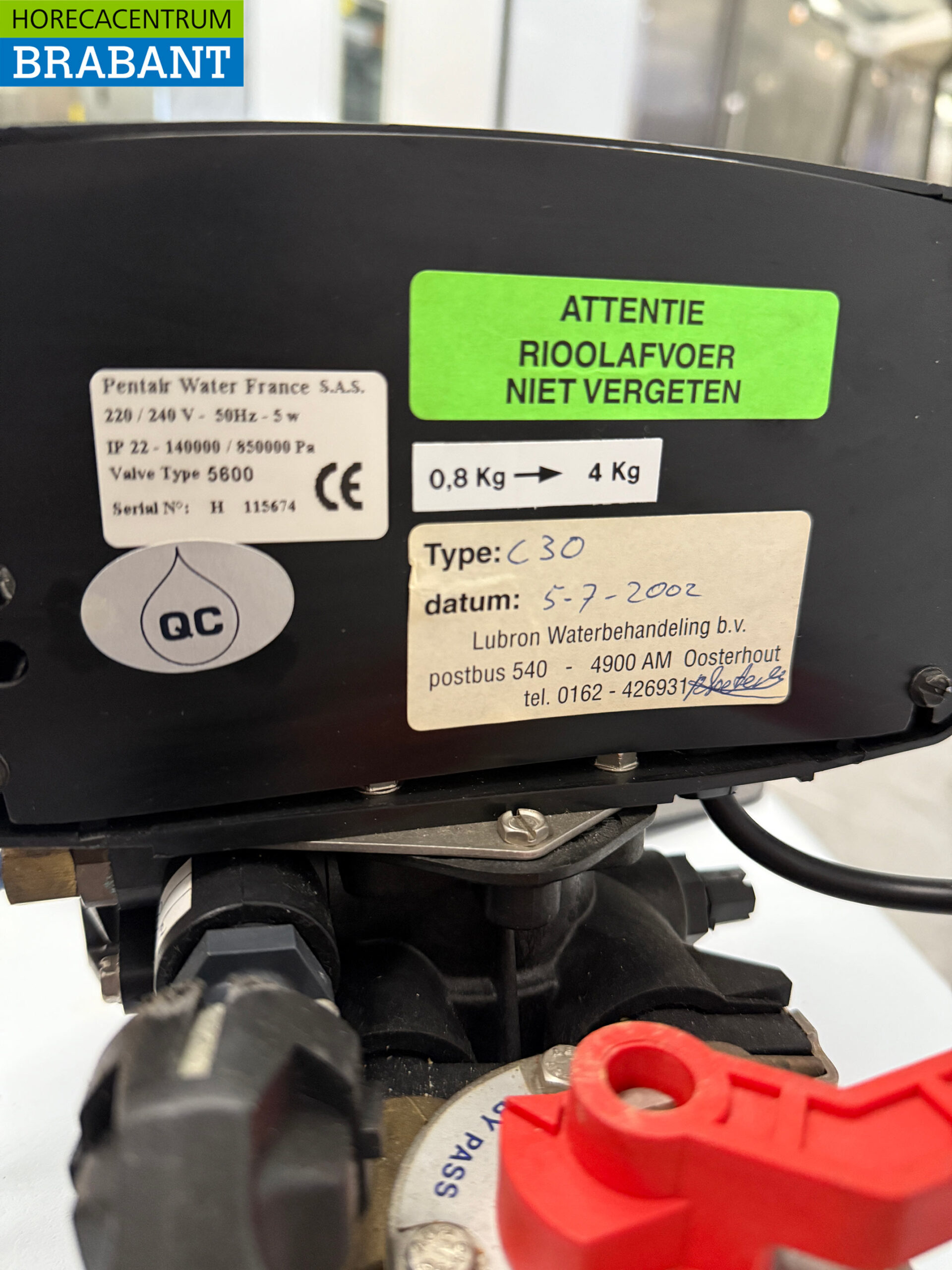 Lubron C30 Automatische Waterontharder 400 liter per uur 230V Horeca - Afbeelding 6