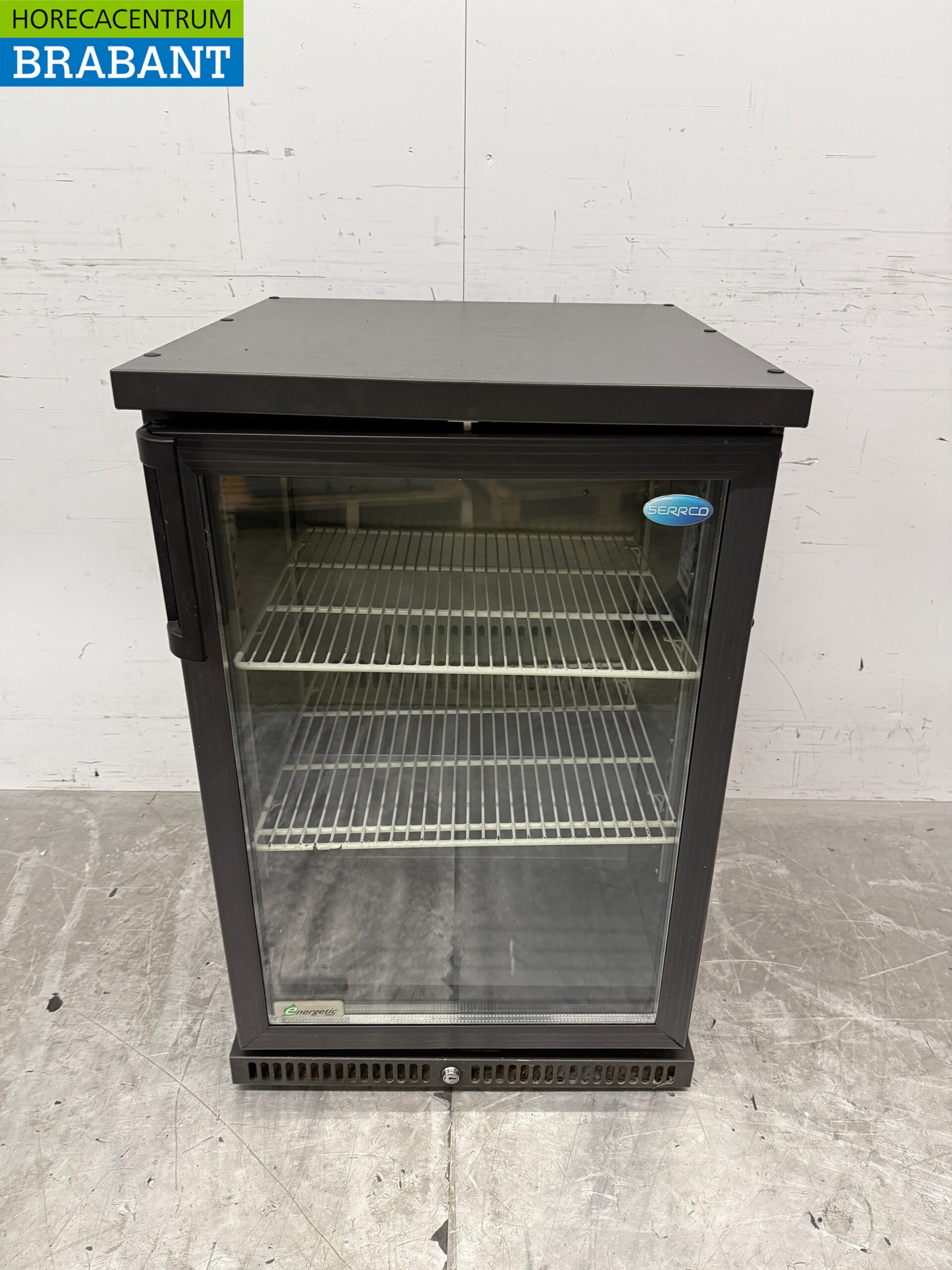 Serrco Barkoeling 55,5 cm Glazen klapdeur 230V Horeca