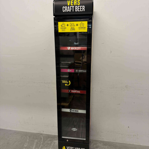 Gastro-Cool Glasdeurkoeling Koelkast Drankkoelkast Glazen deur 155 liter 230V Horeca