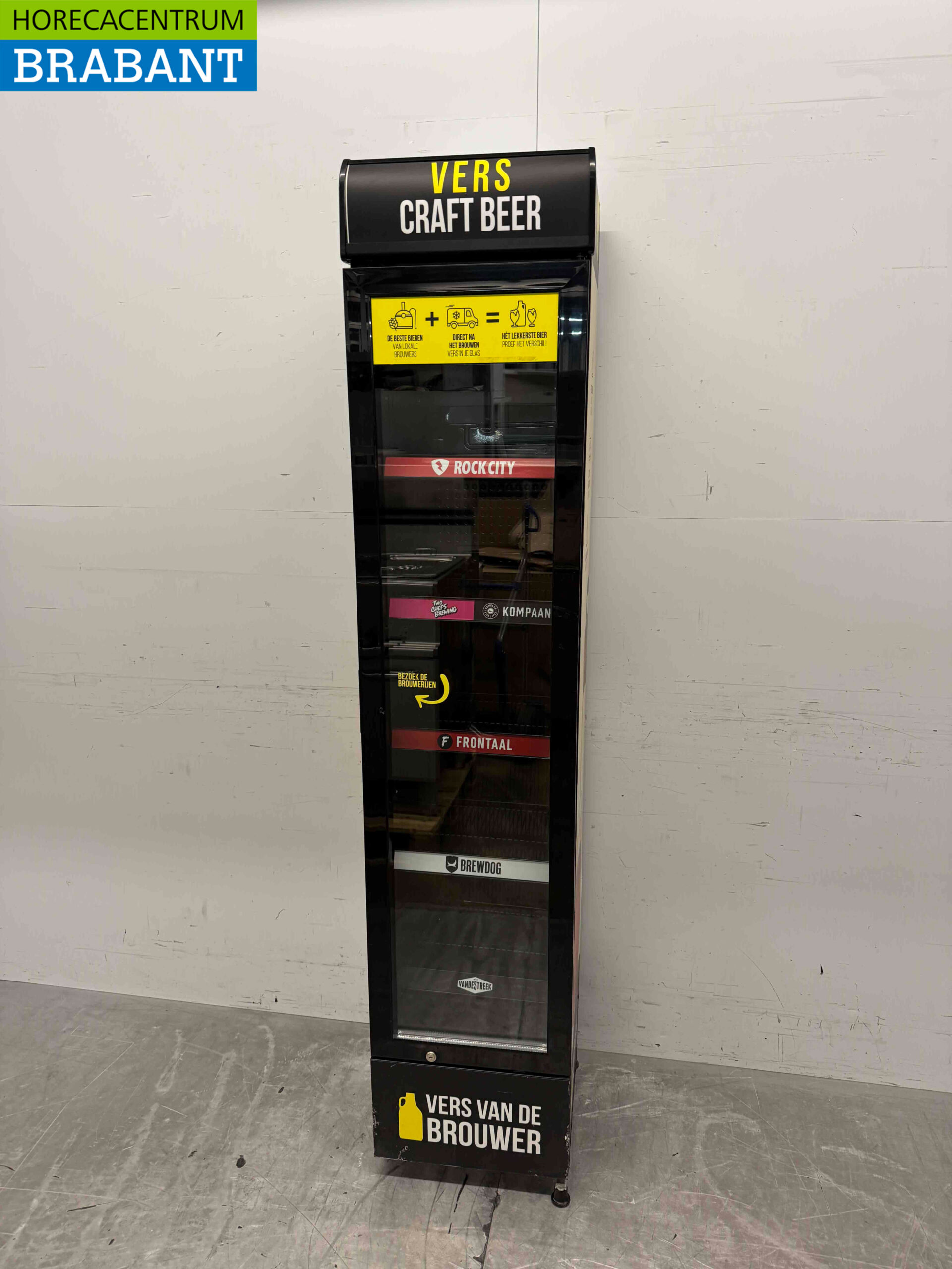 Gastro-Cool Glasdeurkoeling Koelkast Drankkoelkast Glazen deur 155 liter 230V Horeca