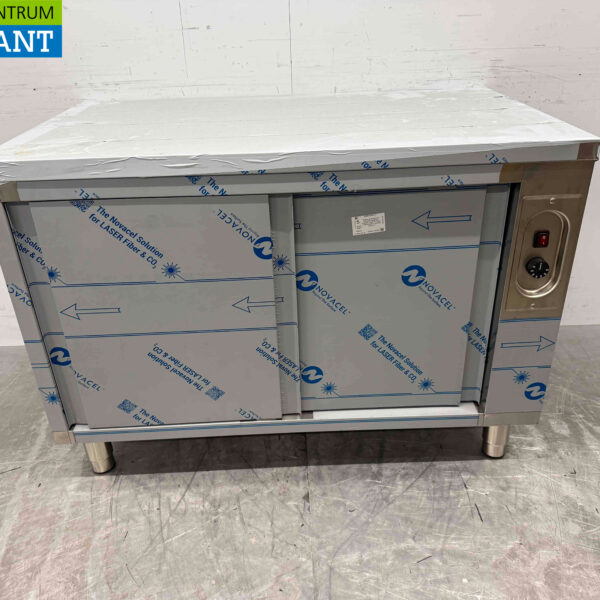 RVS Warmhoudkast Bordenwarmhoudkast 2 schuifdeuren 120 cm Horeca