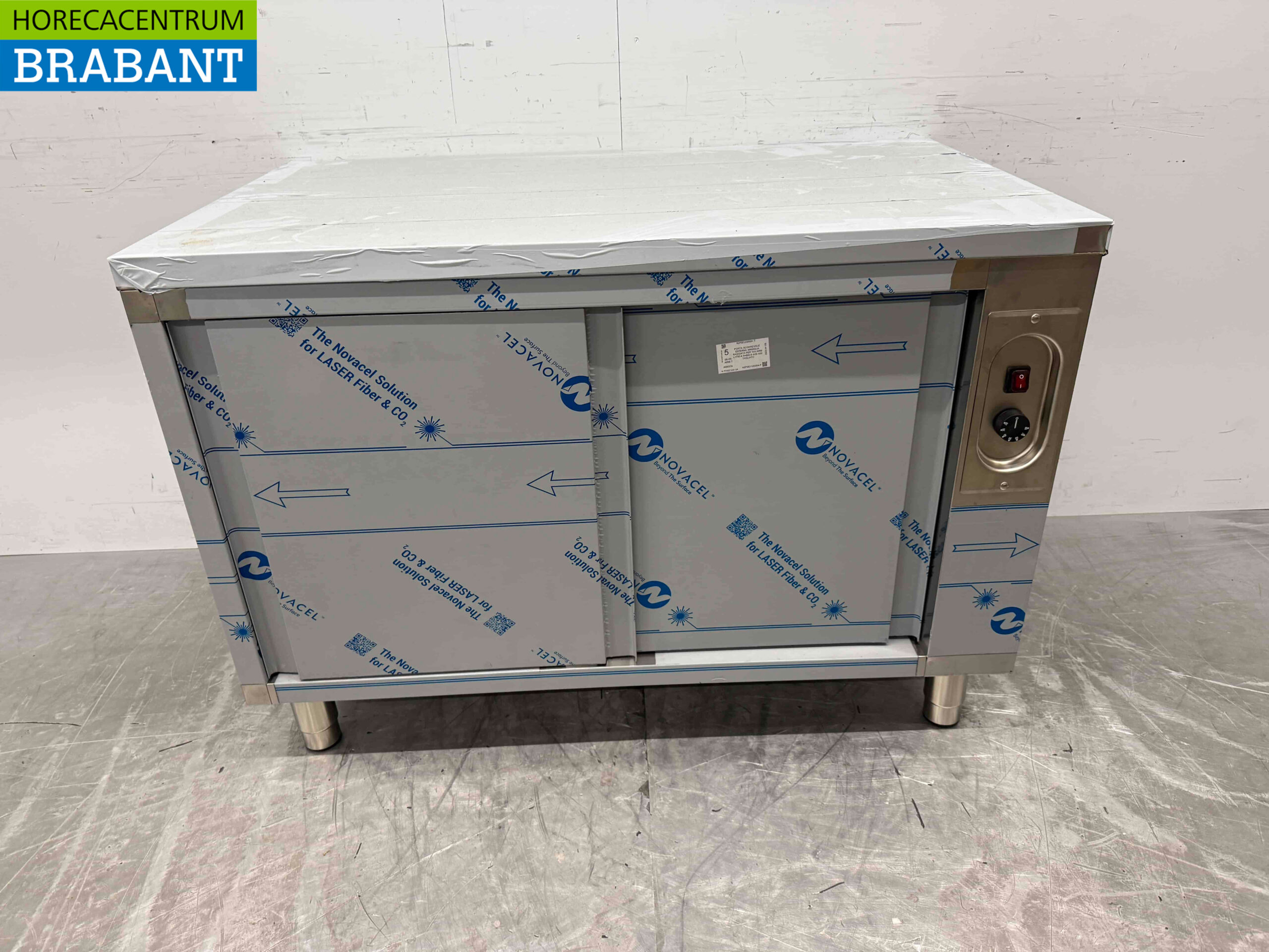 RVS Warmhoudkast Bordenwarmhoudkast 2 schuifdeuren 120 cm Horeca