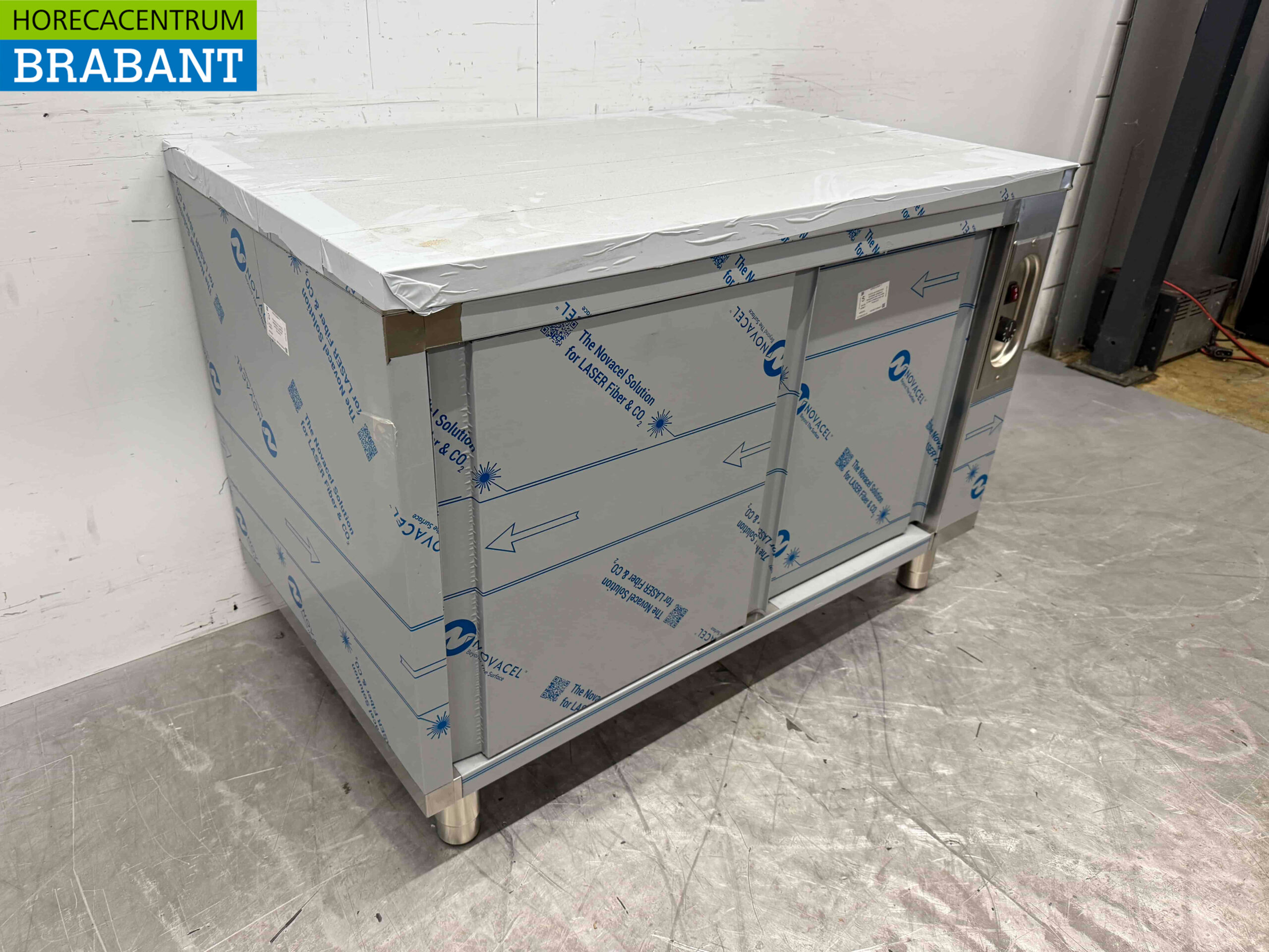 RVS Warmhoudkast Bordenwarmhoudkast 2 schuifdeuren 120 cm Horeca - Afbeelding 3