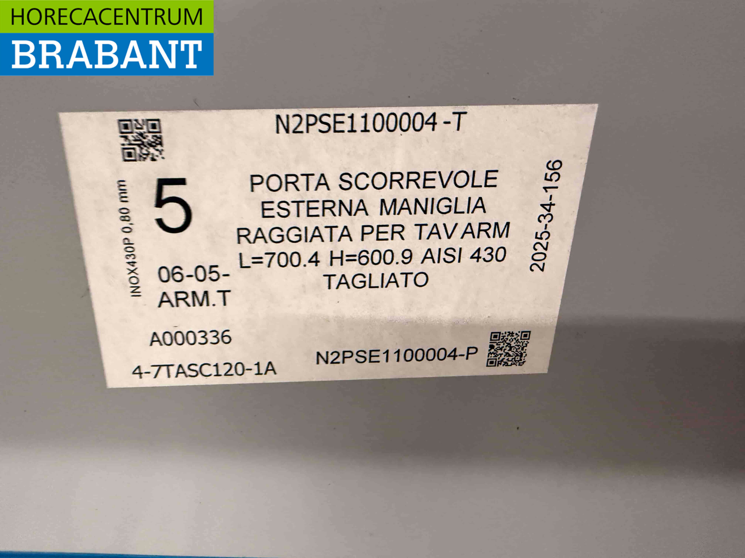 RVS Warmhoudkast Bordenwarmhoudkast 2 schuifdeuren 120 cm Horeca - Afbeelding 5