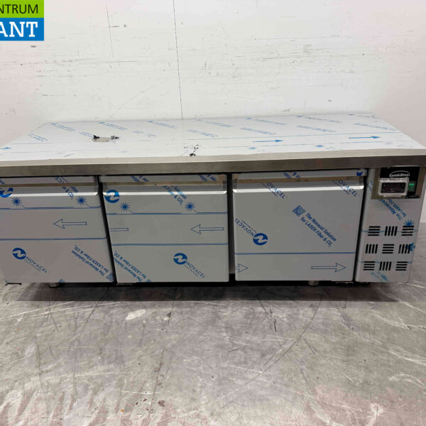 RVS Combisteel Koelwerkbank Laag model 3 deuren 160 cm 230V Horeca