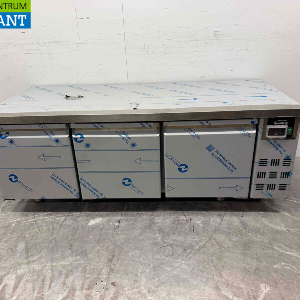 RVS Combisteel Koelwerkbank Laag model 3 deuren 160 cm 230V Horeca