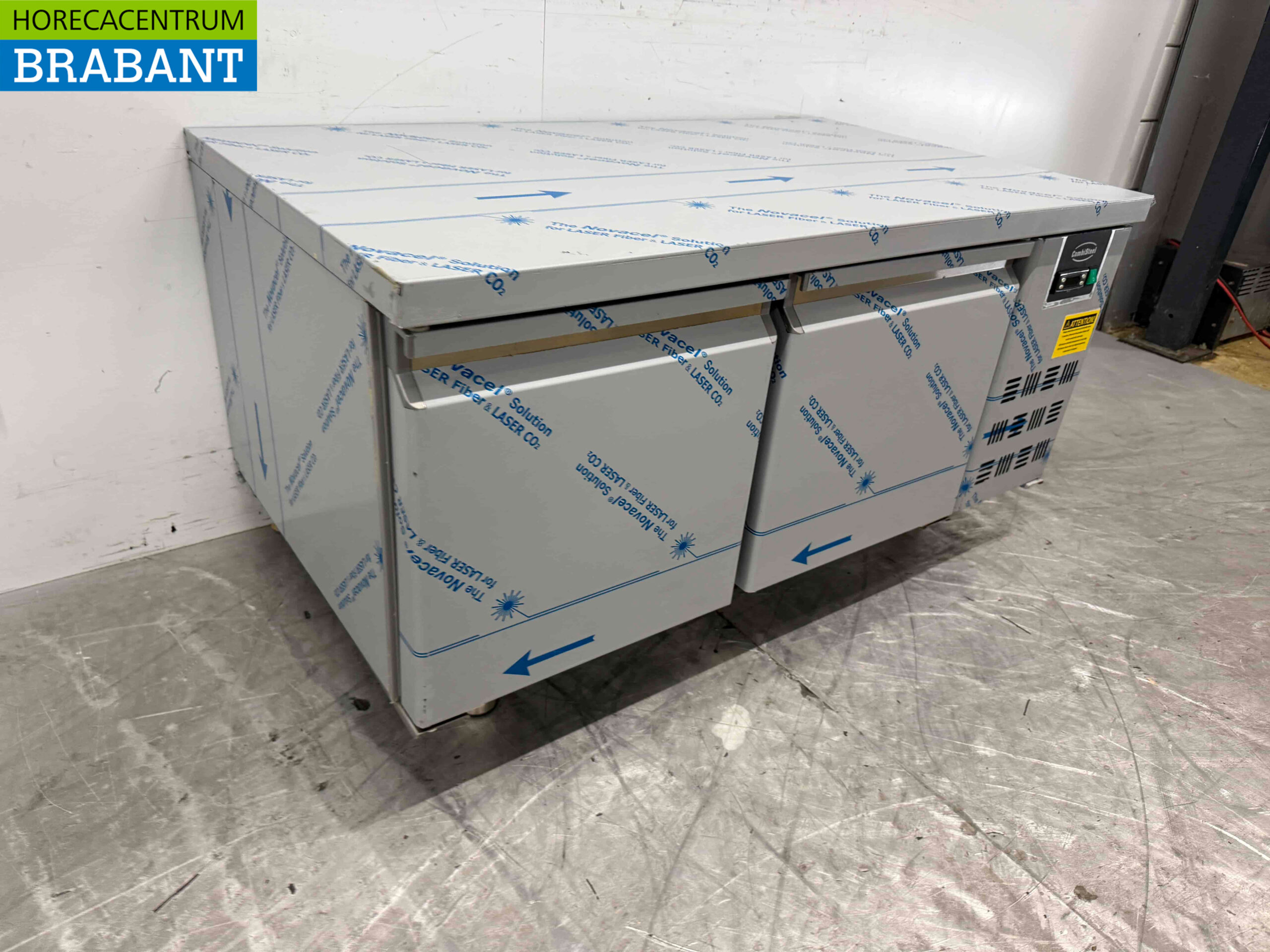 RVS Combisteel Koelwerkbank Laag model 2 deuren 120 cm 230V Horeca - Afbeelding 3