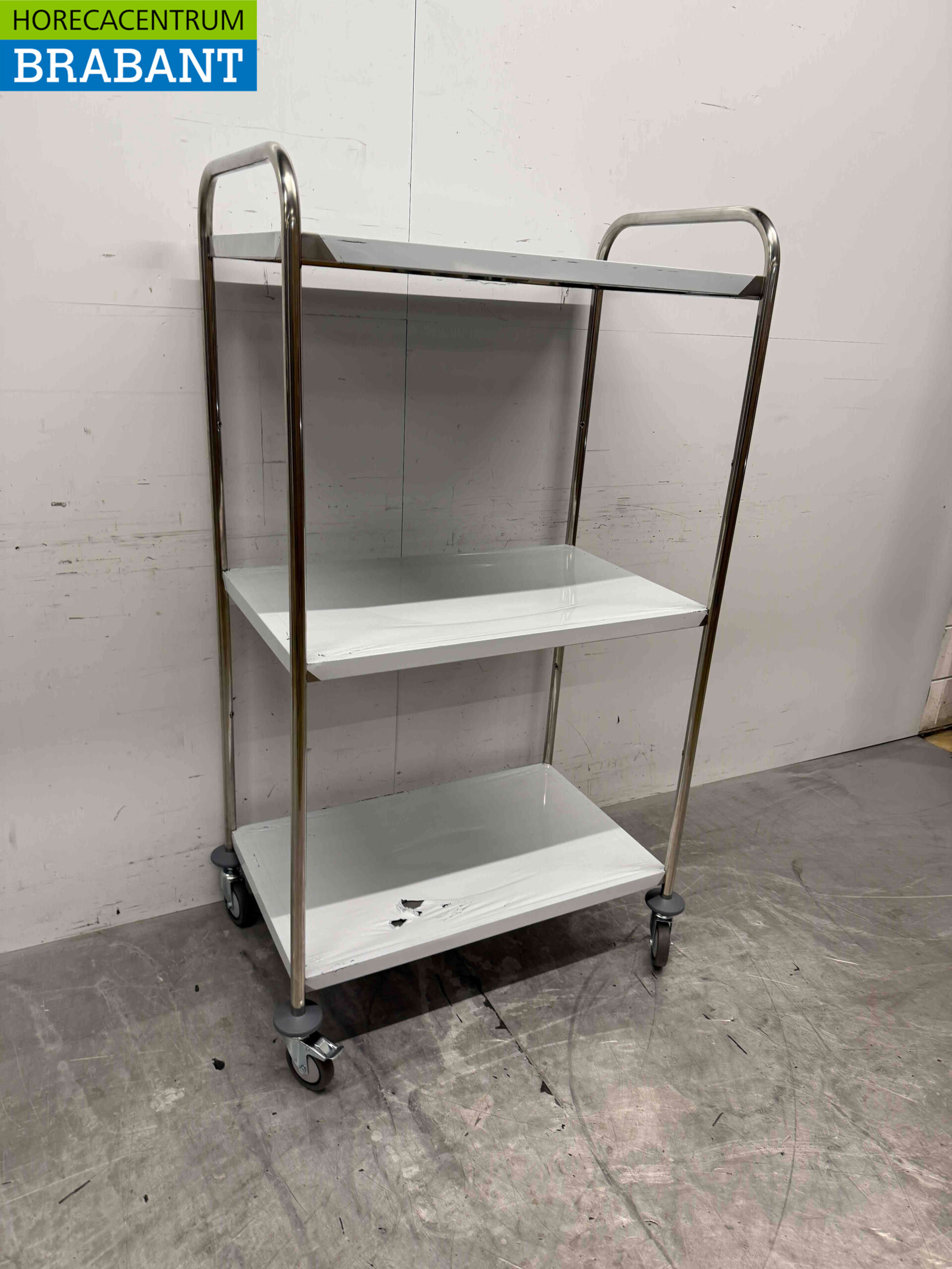 RVS Saro Serveerwagen 3 lagen 153,5 cm Horeca - Afbeelding 2