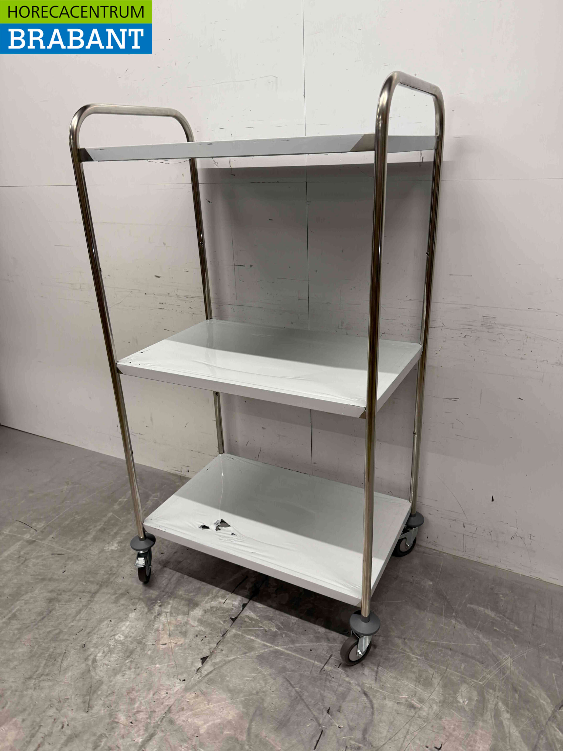 RVS Saro Serveerwagen 3 lagen 153,5 cm Horeca - Afbeelding 3