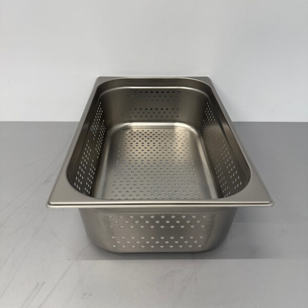 HCB RVS Geperforeerde gastronorm bak GN bak 1/1 Diepte 150 mm Horeca