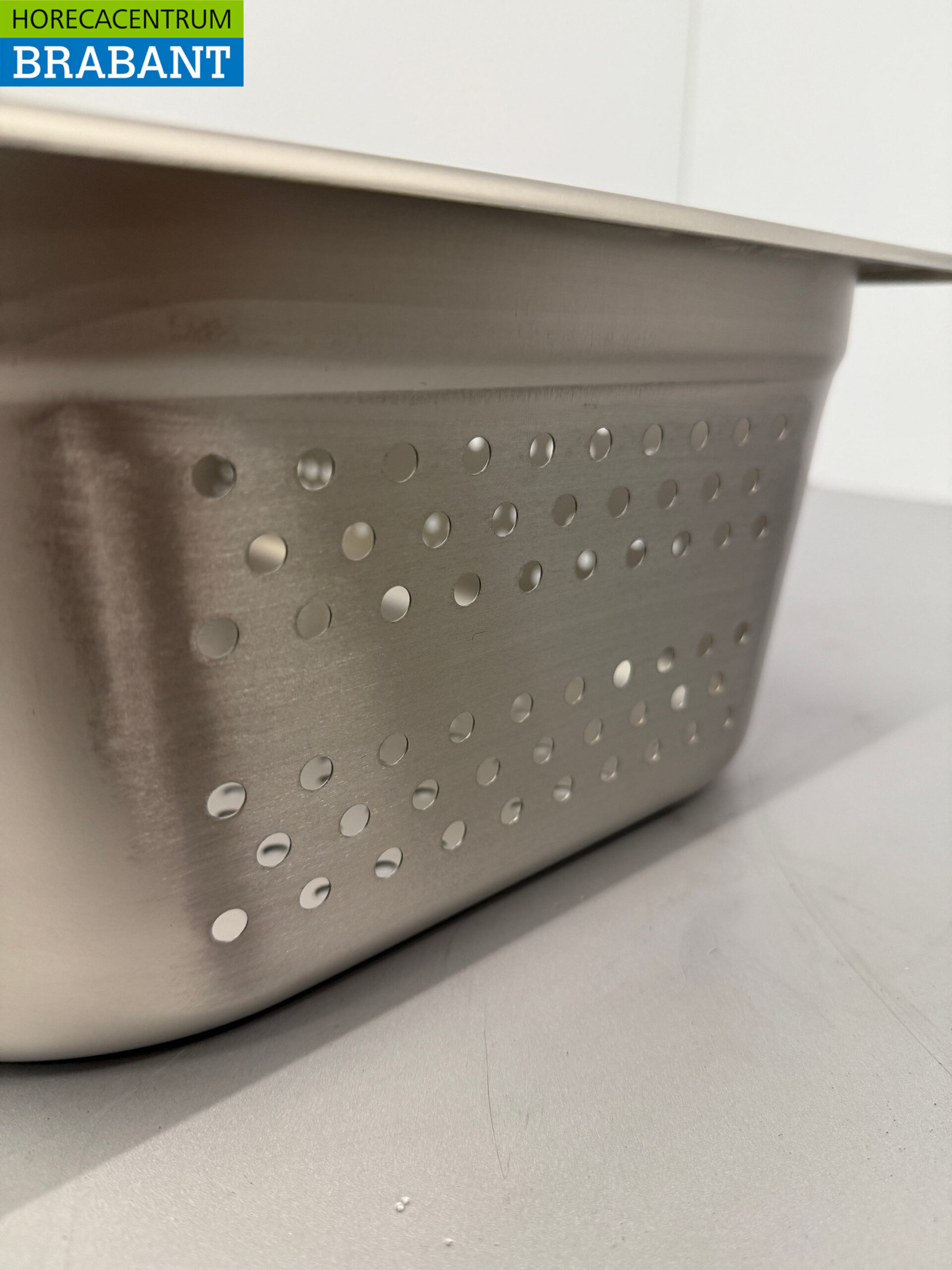 HCB RVS Geperforeerde gastronorm bak GN bak 1/1 Diepte 150 mm Horeca - Afbeelding 5