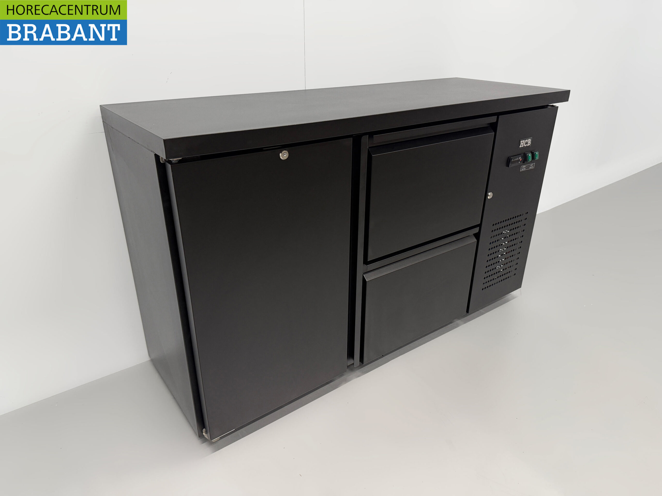 HCB Backbar Barkoeling 1 deur en 2 laden 280 liter 146,5 cm 230V Horeca - Afbeelding 3