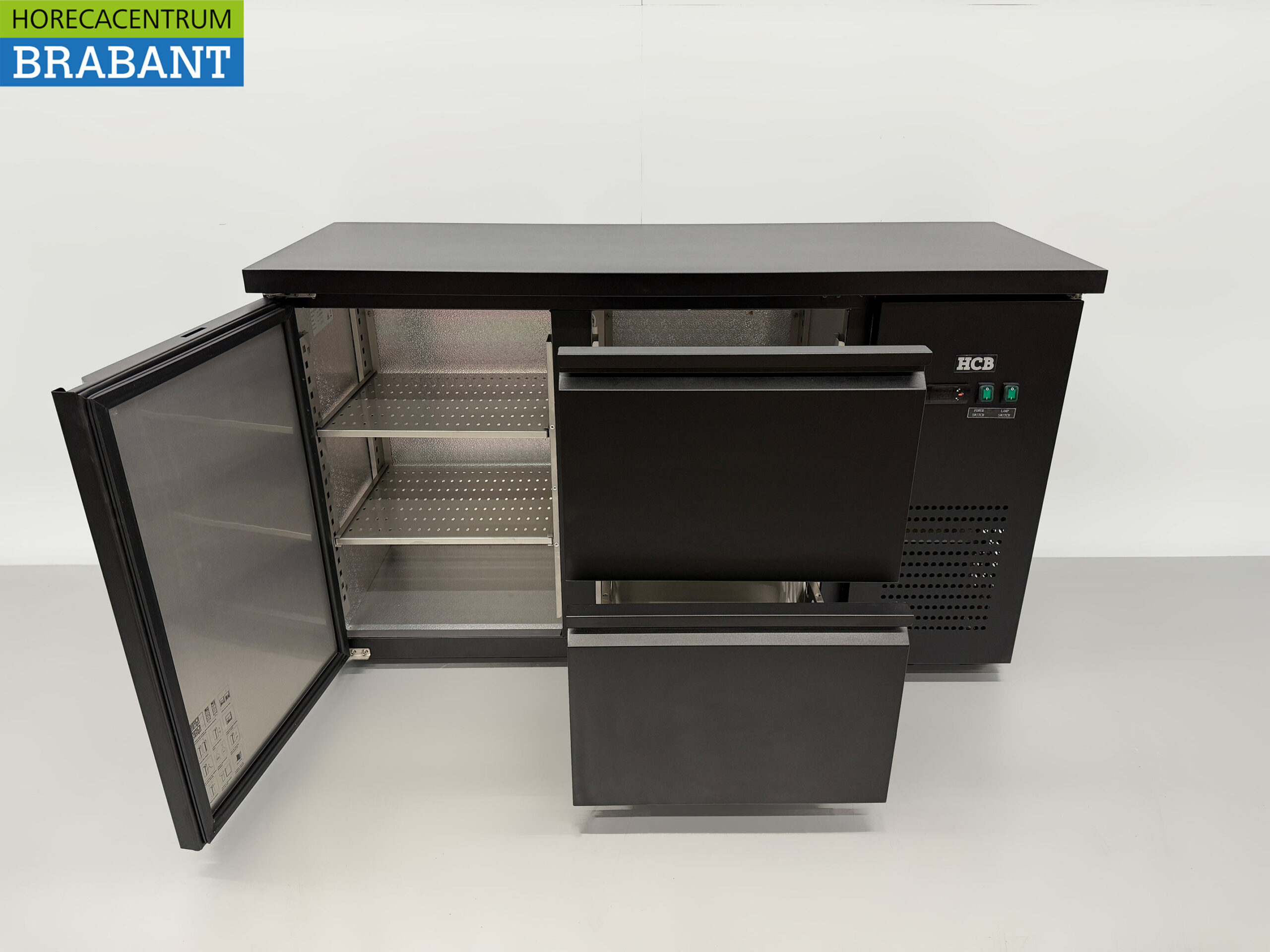 HCB Backbar Barkoeling 1 deur en 2 laden 280 liter 146,5 cm 230V Horeca - Afbeelding 4