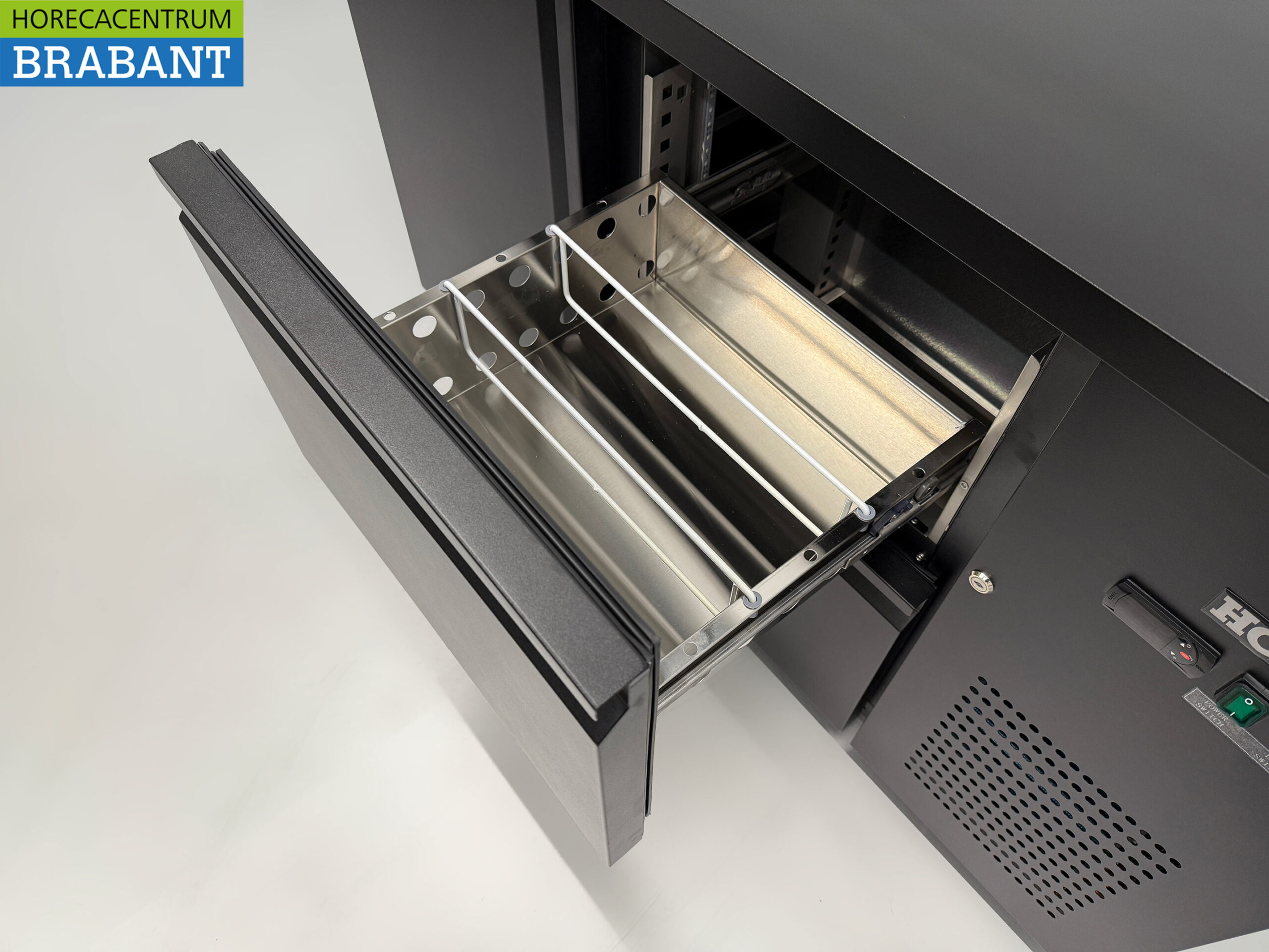 HCB Backbar Barkoeling 1 deur en 2 laden 280 liter 146,5 cm 230V Horeca - Afbeelding 5