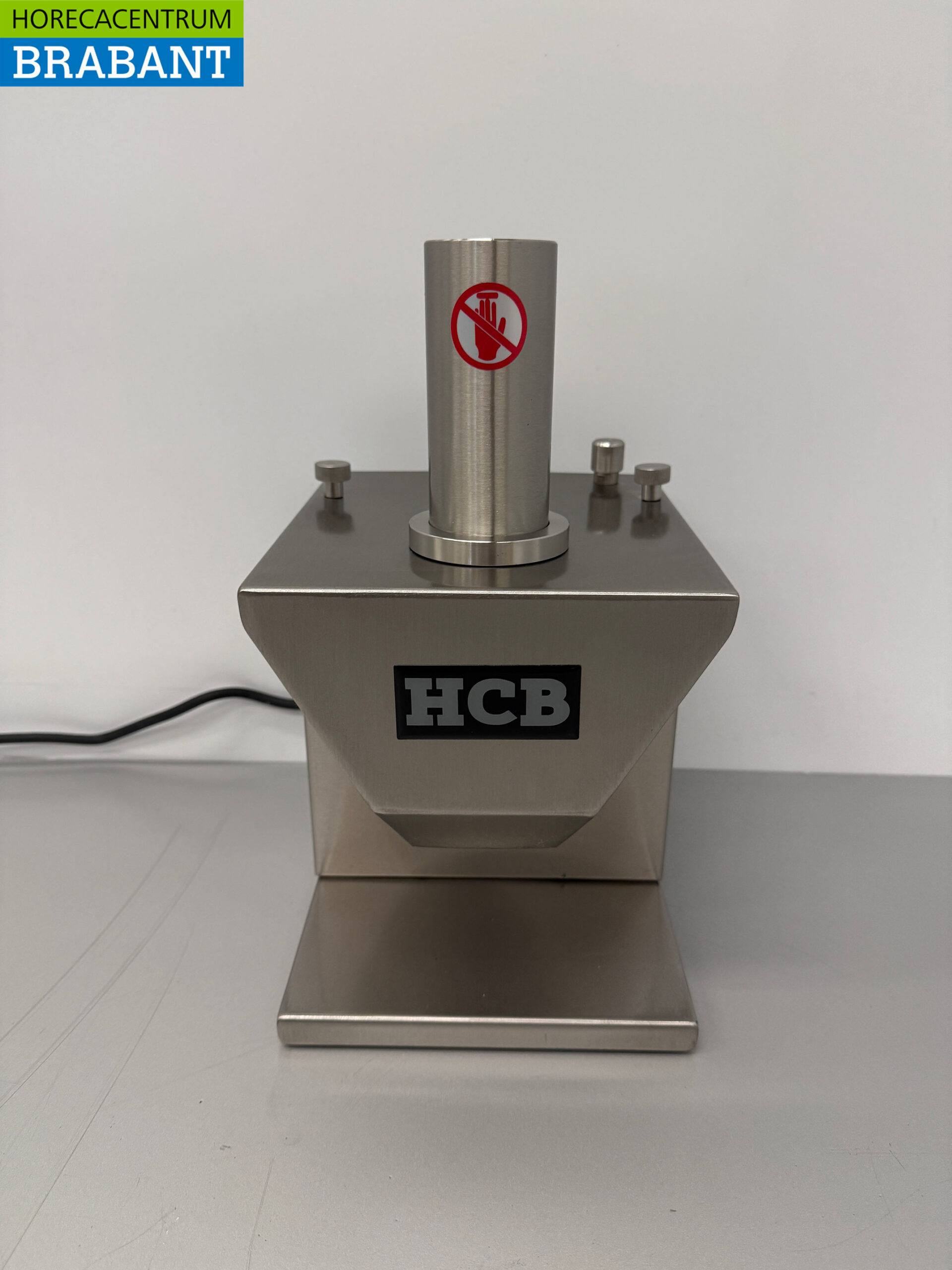 HCB RVS Elektrische Worstsnijder Curryworstsnijder 230V Horeca