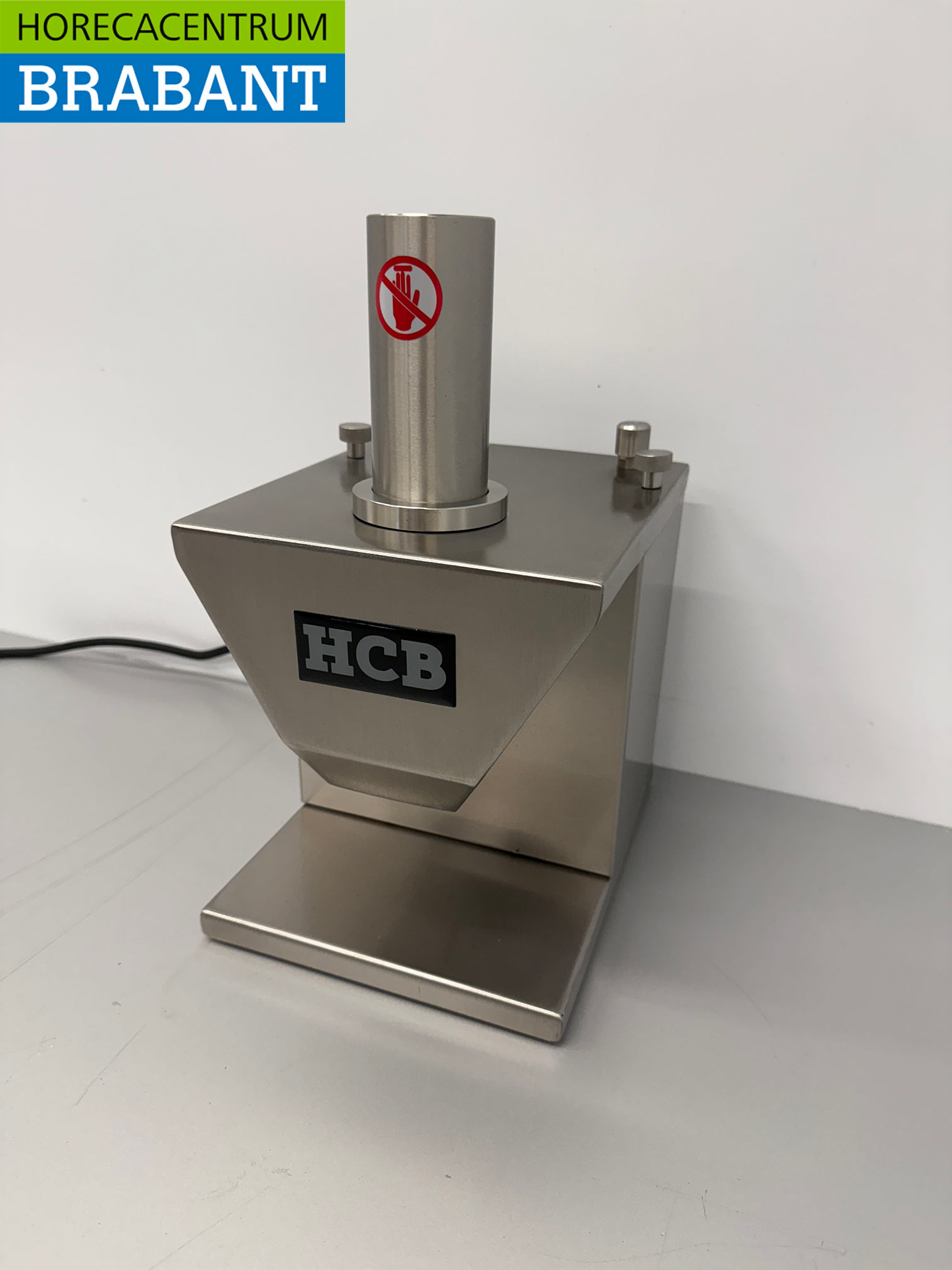 HCB RVS Elektrische Worstsnijder Curryworstsnijder 230V Horeca - Afbeelding 2
