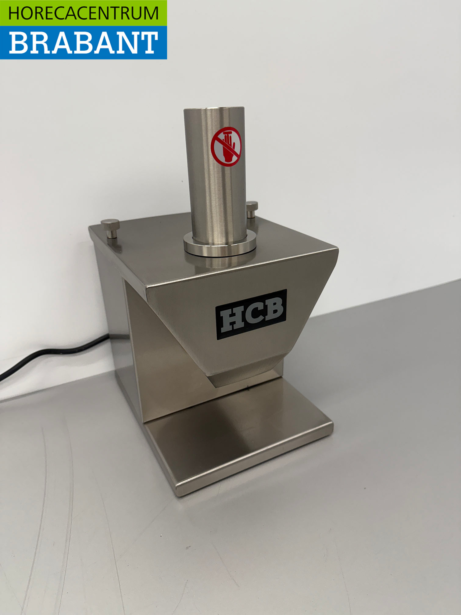 HCB RVS Elektrische Worstsnijder Curryworstsnijder 230V Horeca - Afbeelding 3