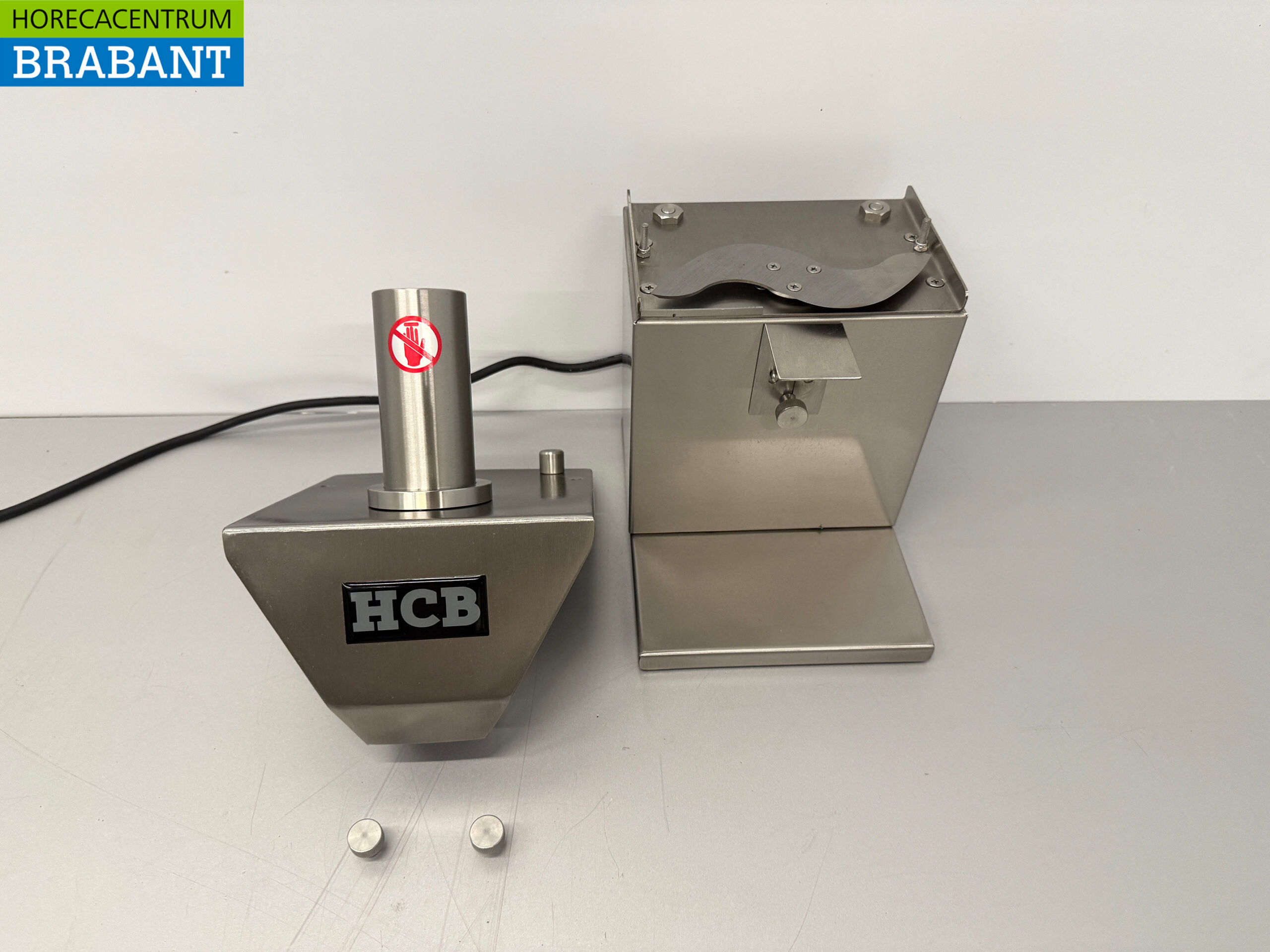 HCB RVS Elektrische Worstsnijder Curryworstsnijder 230V Horeca - Afbeelding 5