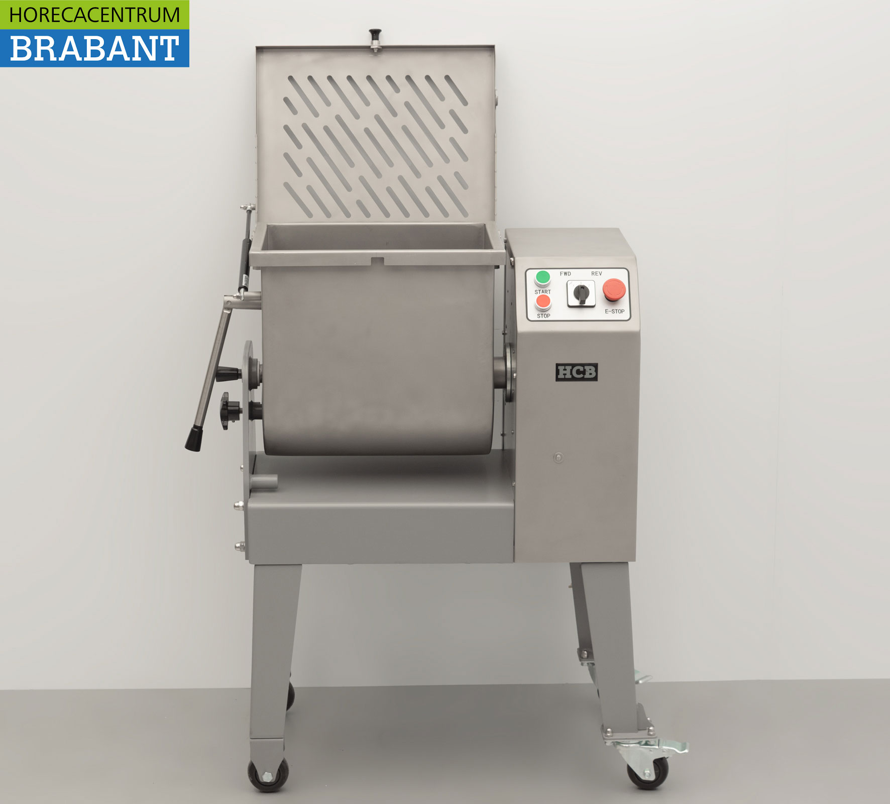 HCB RVS Vleesmenger vleesmixer tumbler marinator 40 liter Horeca - Afbeelding 4