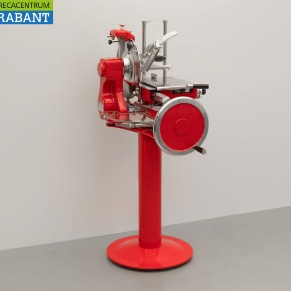 HCB Handmatige Vliegwiel Snijmachine 300 mm – Incl. Onderstel – Rood Horeca Slagerij