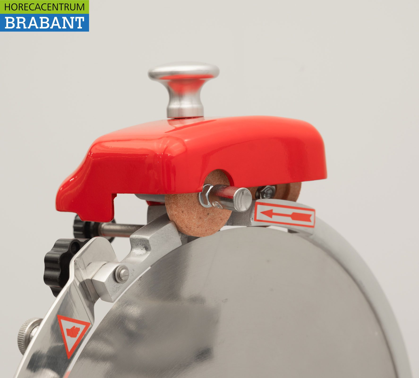 HCB Handmatige Vliegwiel Snijmachine 300 mm – Incl. Onderstel – Rood Horeca Slagerij - Afbeelding 5