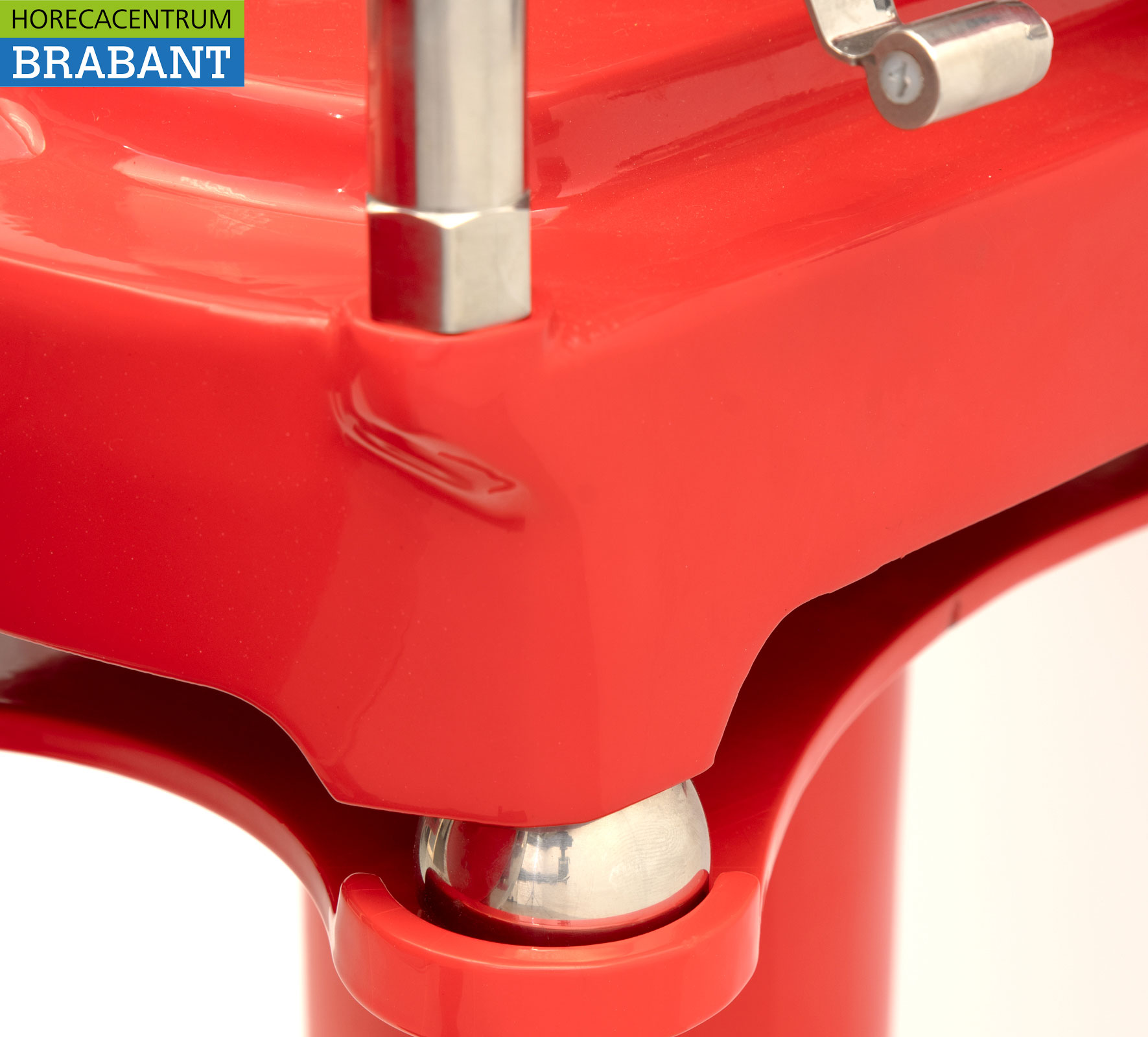 HCB Handmatige Vliegwiel Snijmachine 300 mm – Incl. Onderstel – Rood Horeca Slagerij - Afbeelding 8