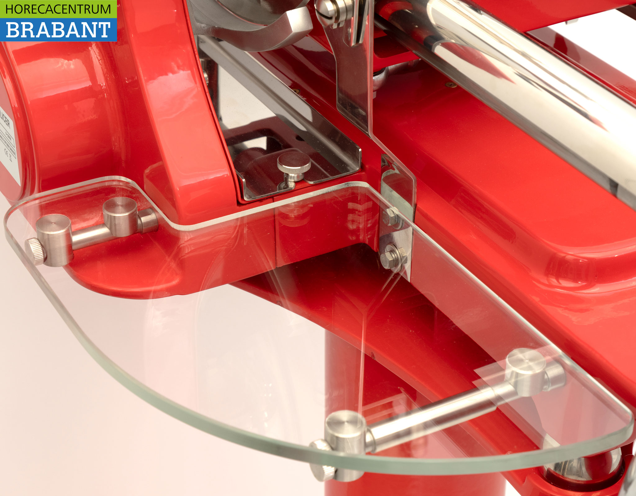 HCB Handmatige Vliegwiel Snijmachine 300 mm – Incl. Onderstel – Rood Horeca Slagerij - Afbeelding 10