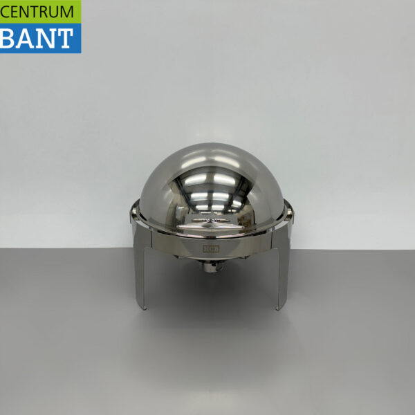 HCB Ronde Chafing Dish Rolltop RVS – 6 liter – Horeca