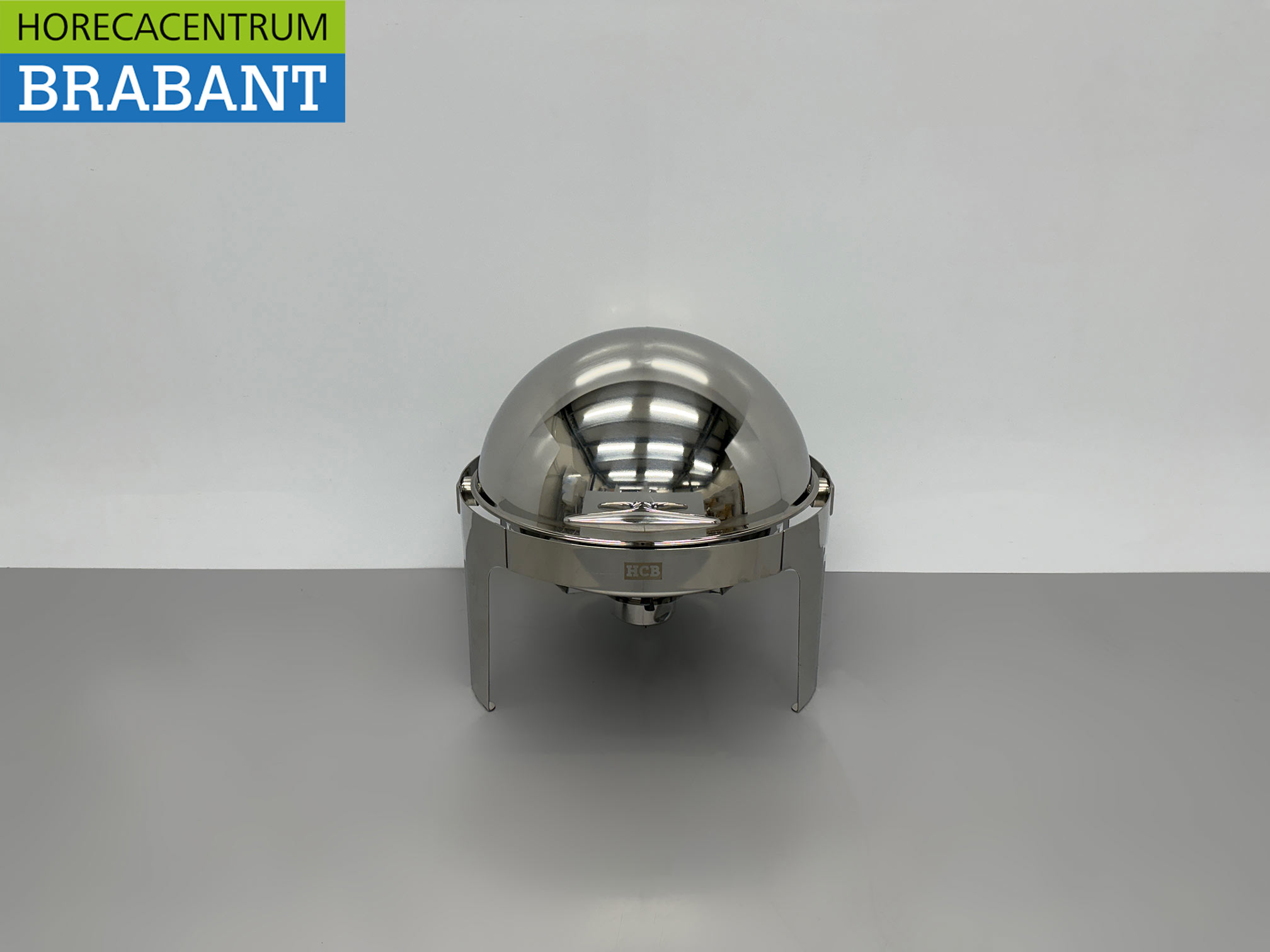 HCB Ronde Chafing Dish Rolltop RVS – 6 liter – Horeca