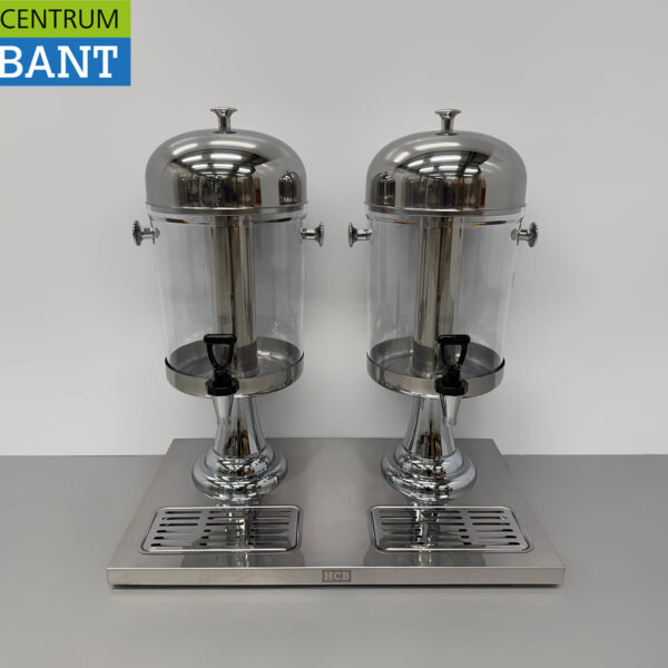 HCB Sapdispenser RVS – 2 x 8 liter – Horeca