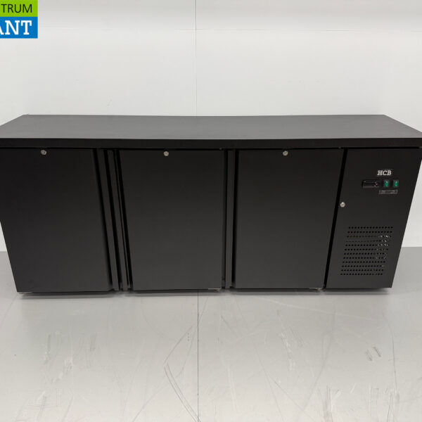 HCB Backbar Barkoeling 3 deuren 425 liter 200,5 cm 230V Horeca