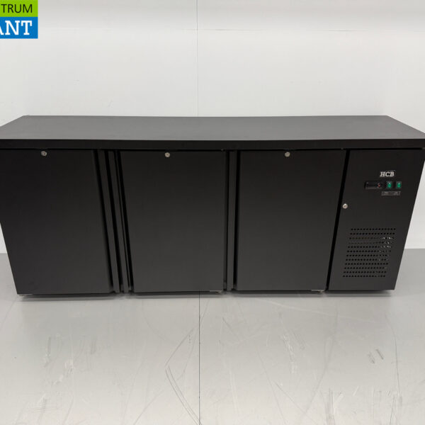 HCB Backbar Barkoeling 3 deuren 425 liter 200,5 cm 230V Horeca