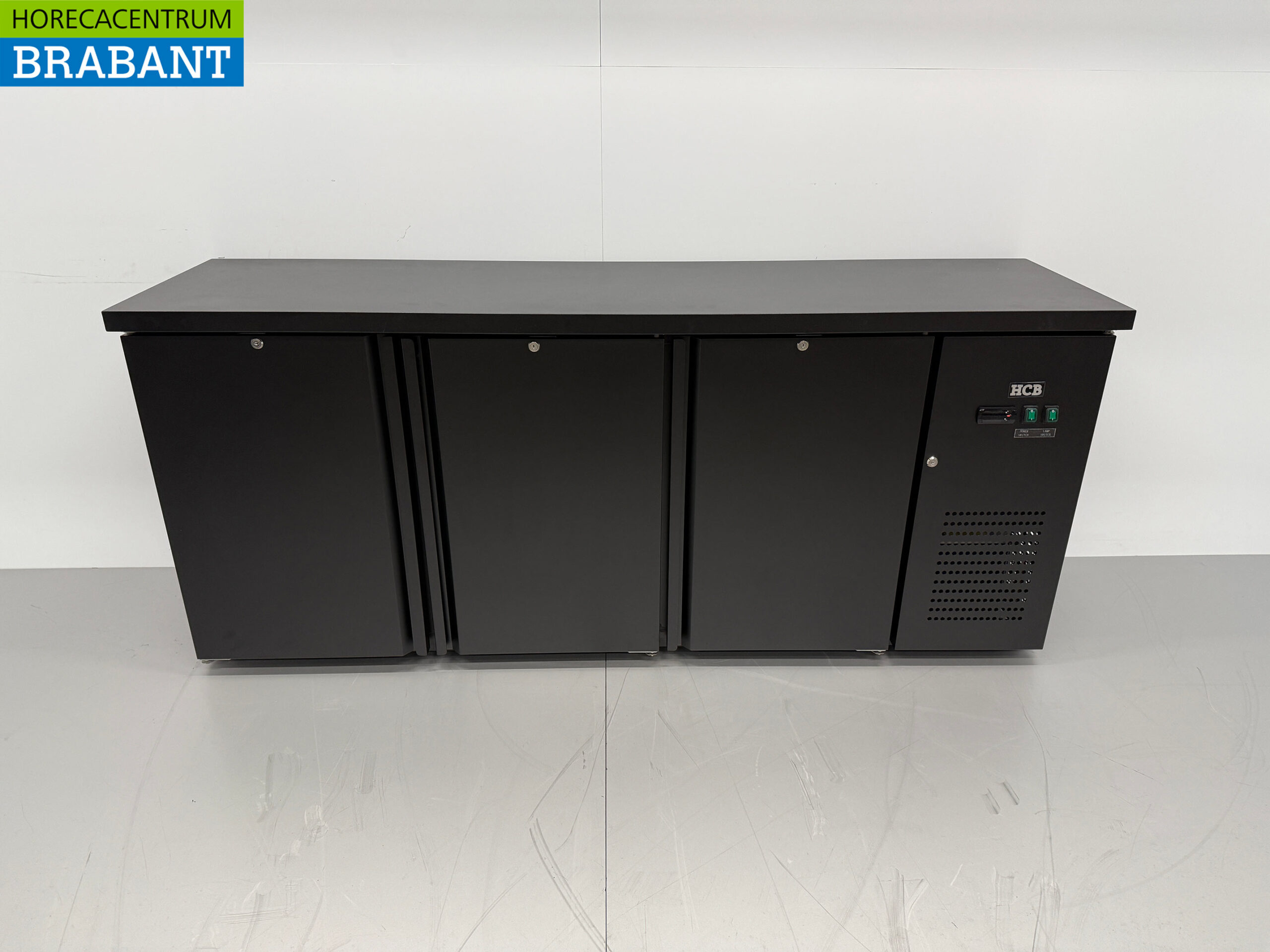 HCB Backbar Barkoeling 3 deuren 425 liter 200,5 cm 230V Horeca