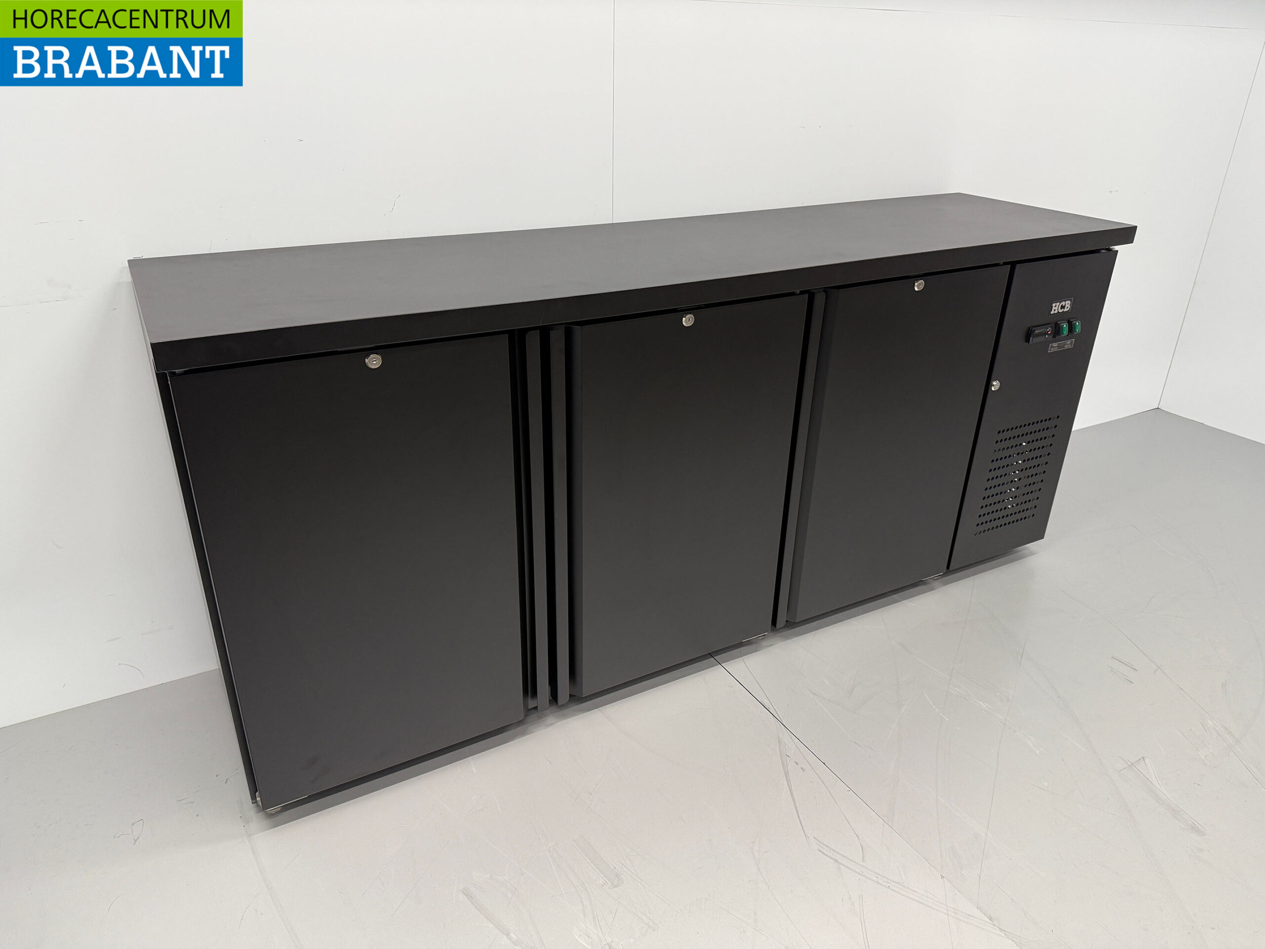 HCB Backbar Barkoeling 3 deuren 425 liter 200,5 cm 230V Horeca - Afbeelding 3