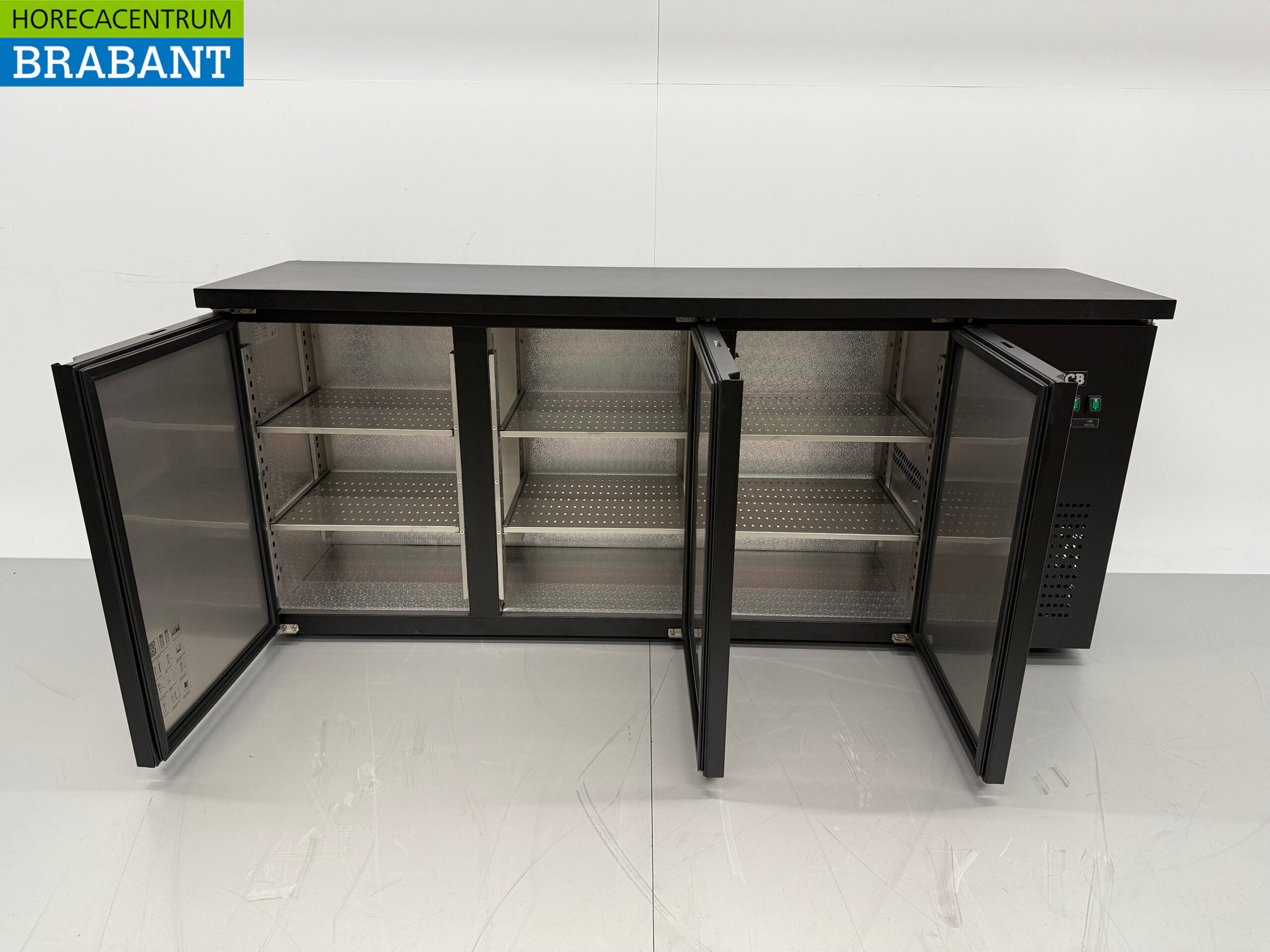 HCB Backbar Barkoeling 3 deuren 425 liter 200,5 cm 230V Horeca - Afbeelding 4